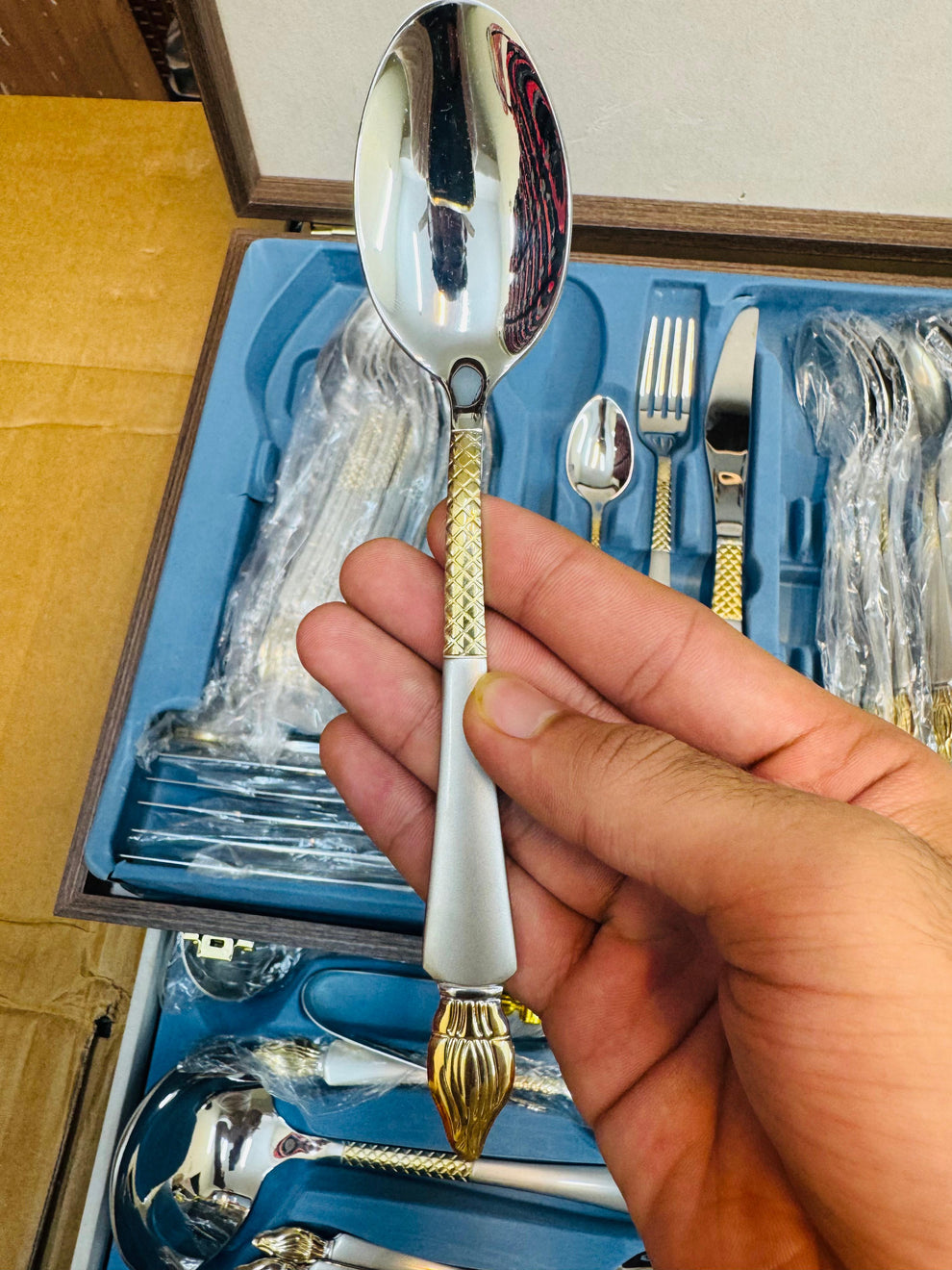 KDK 72pcs Luxury Stainless Steel Cutlery Set with Gift Box