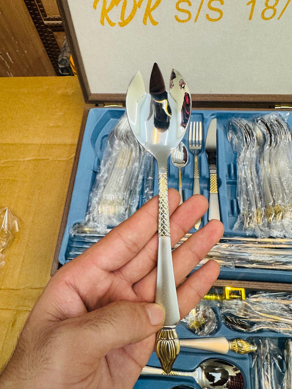 KDK 72pcs Luxury Stainless Steel Cutlery Set with Gift Box