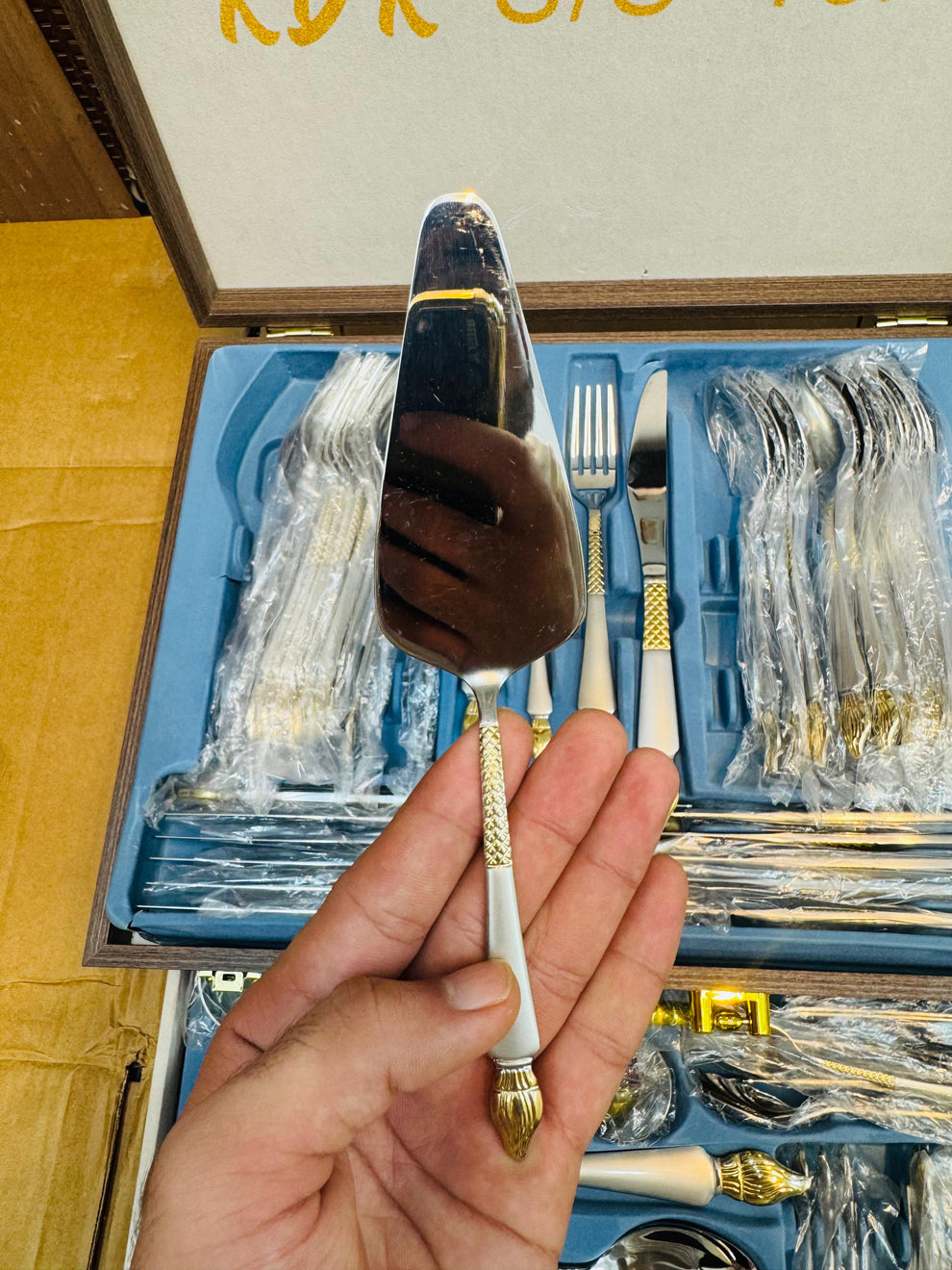 KDK 72pcs Luxury Stainless Steel Cutlery Set with Gift Box