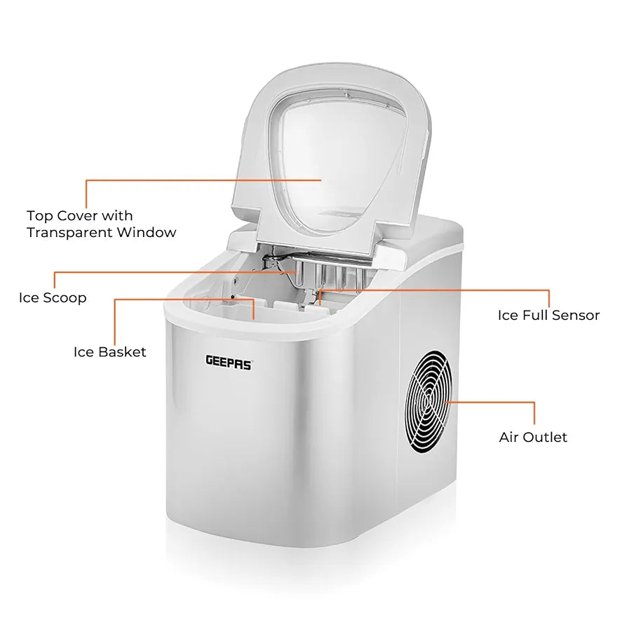 Geepas Portable Automatic Ice Maker 63015