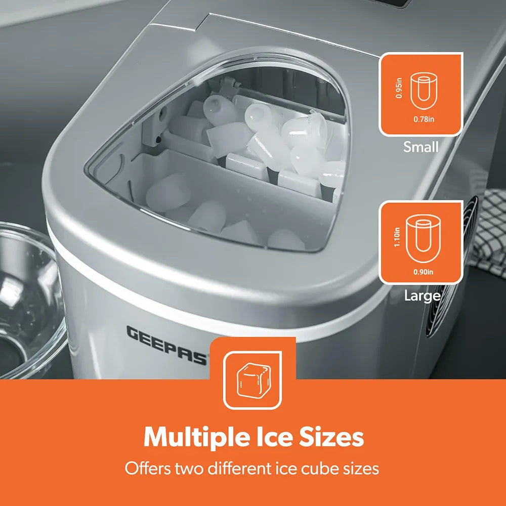 Geepas Portable Automatic Ice Maker 63015
