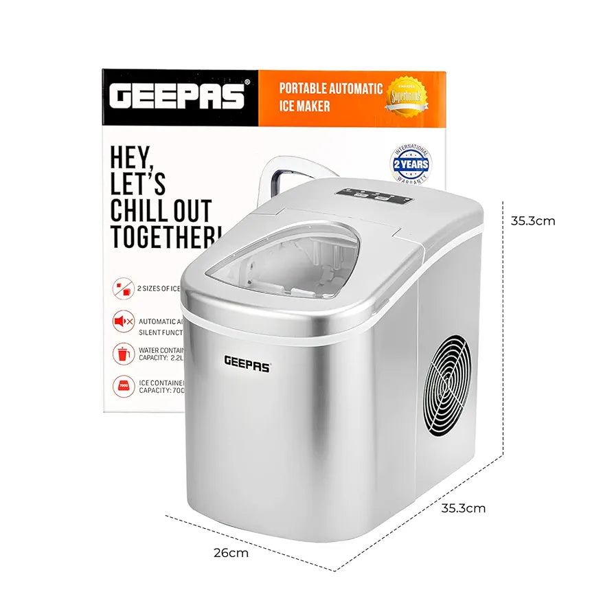 Geepas Portable Automatic Ice Maker 63015