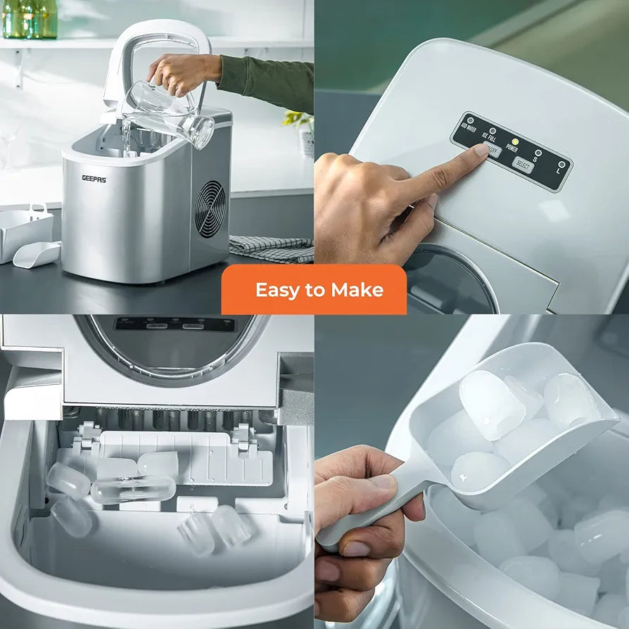 Geepas Portable Automatic Ice Maker 63015