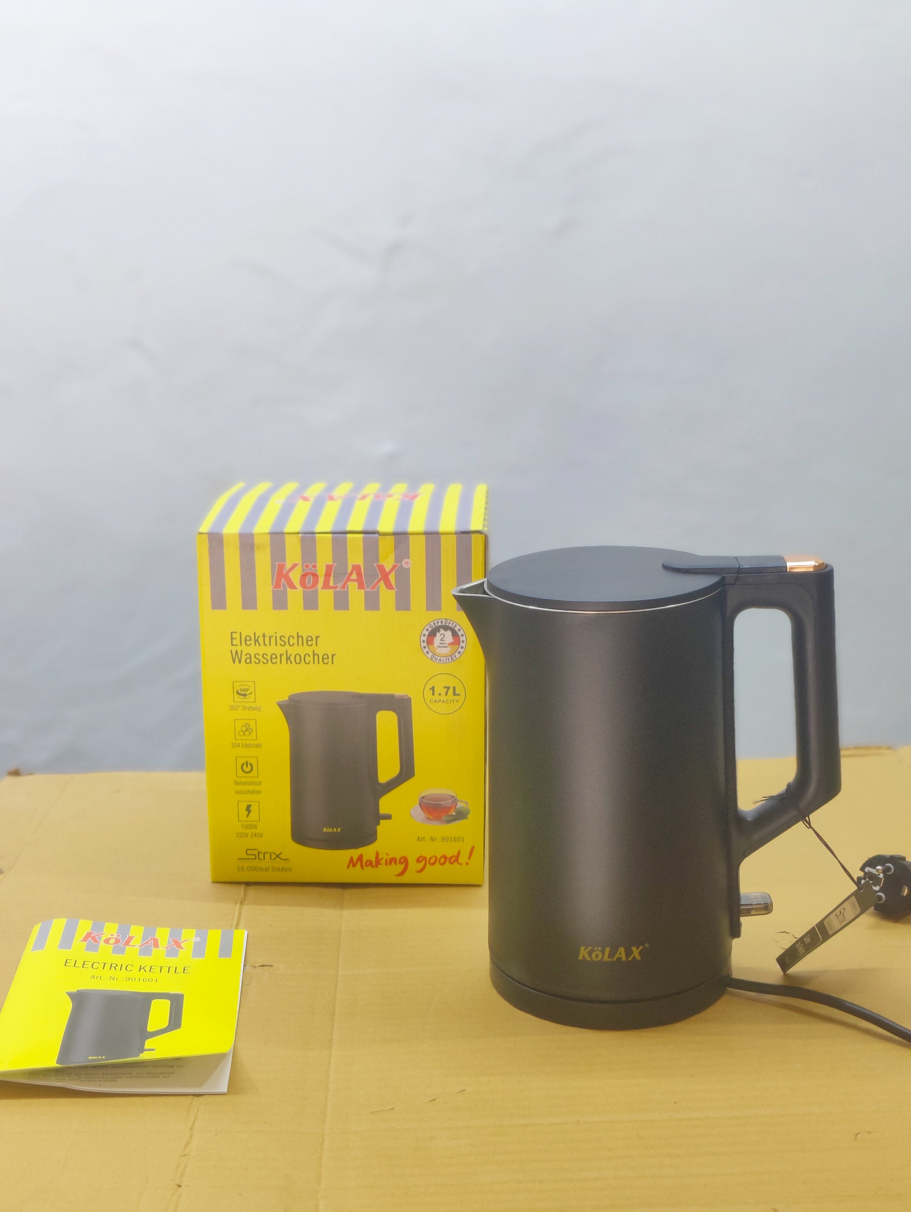 Imported Kolax Electric Kettle - 1.7 Liter