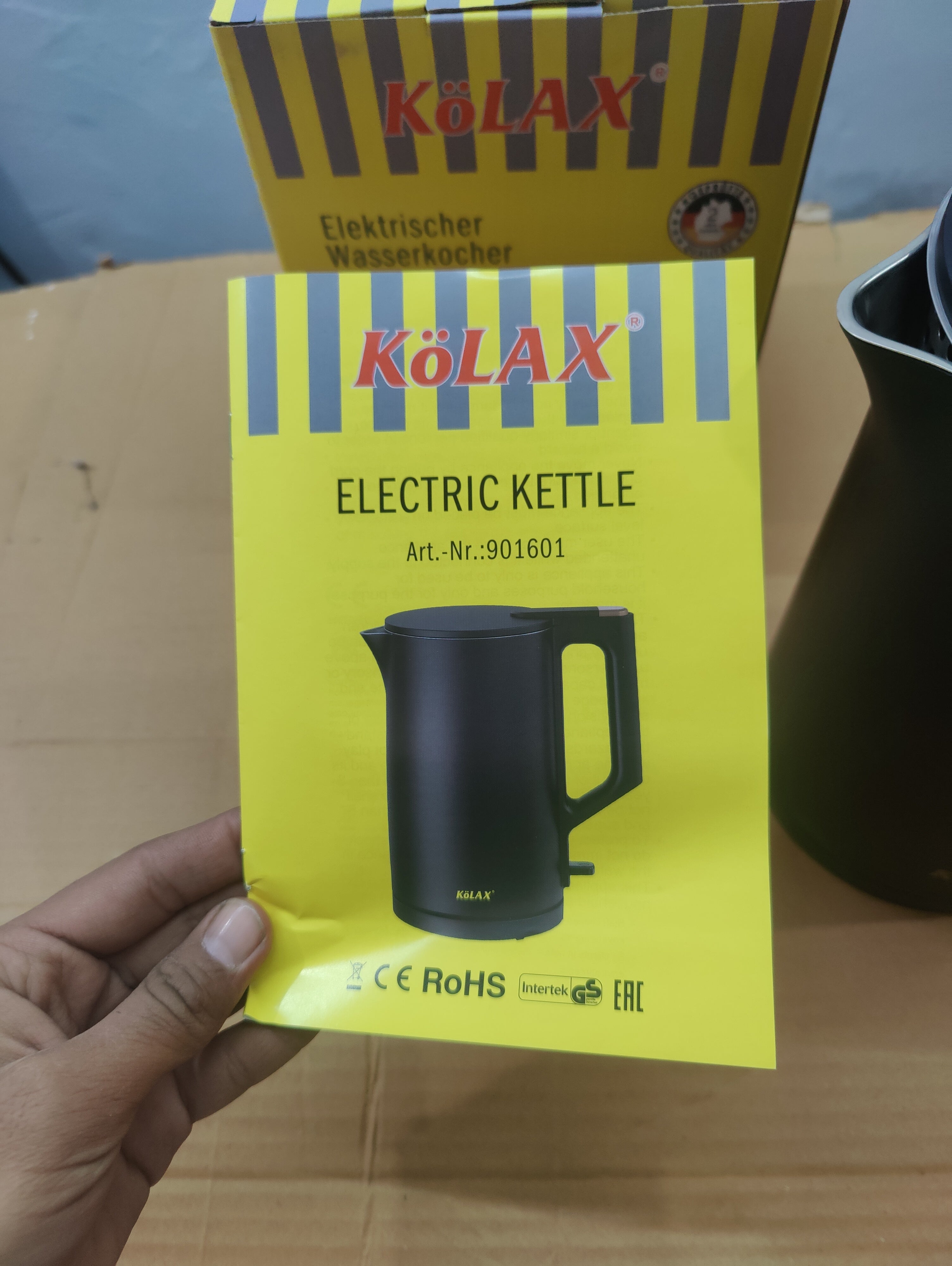 Imported Kolax Electric Kettle - 1.7 Liter