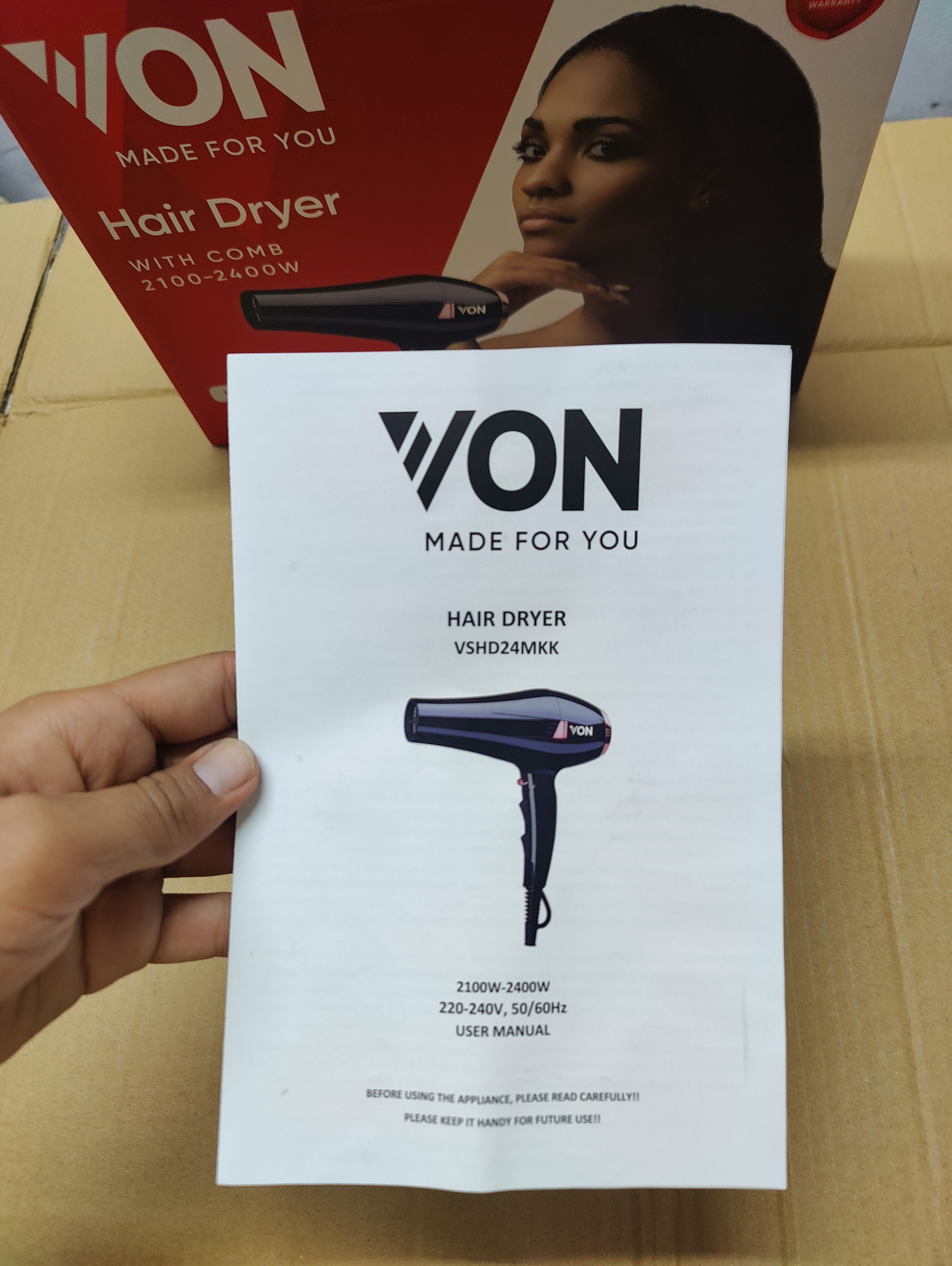 Von Hair Dryer VSHD24MKK