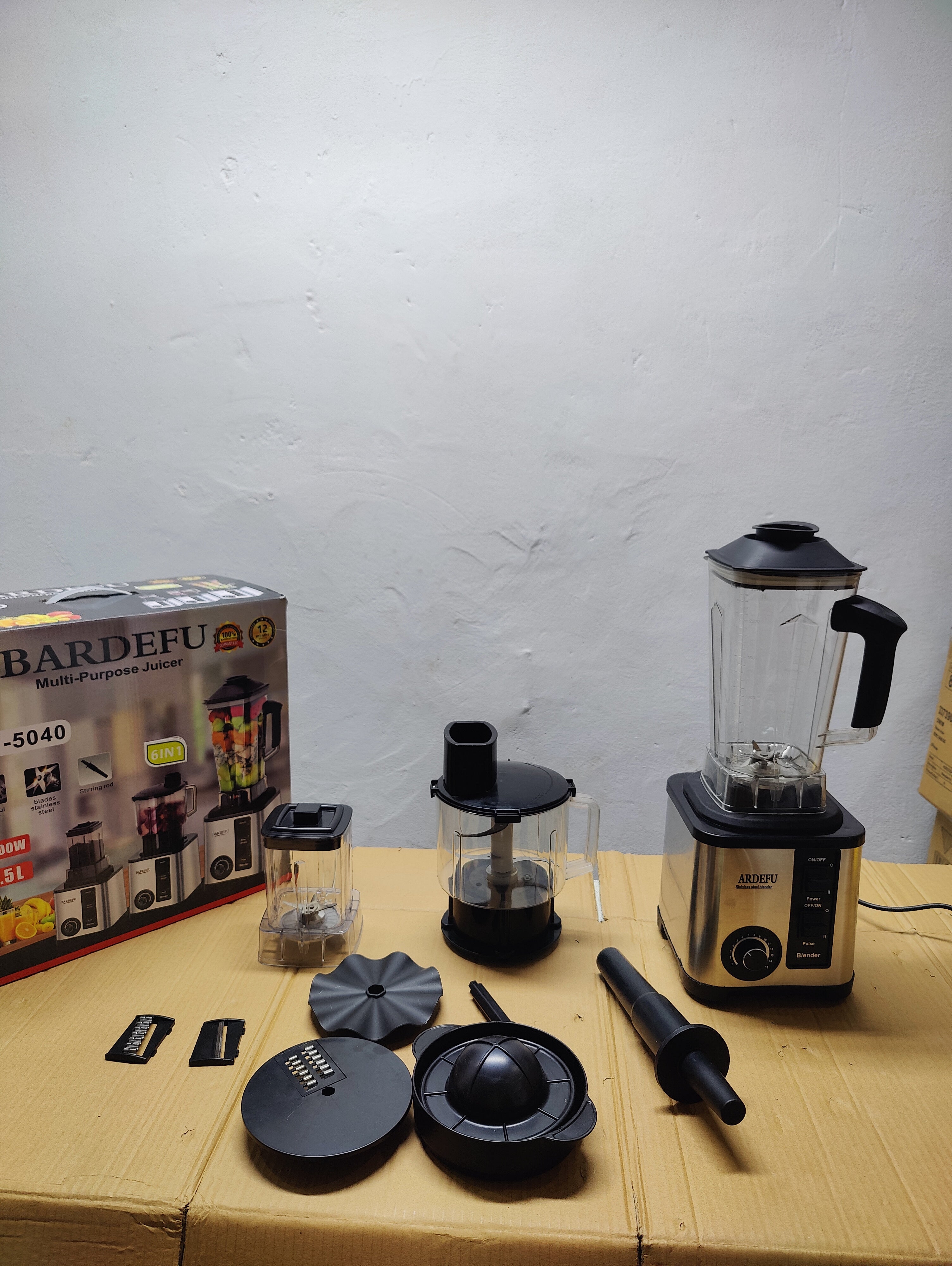 BARDEFU 6 in 1 Multipurpose Blender Set - Model 5040