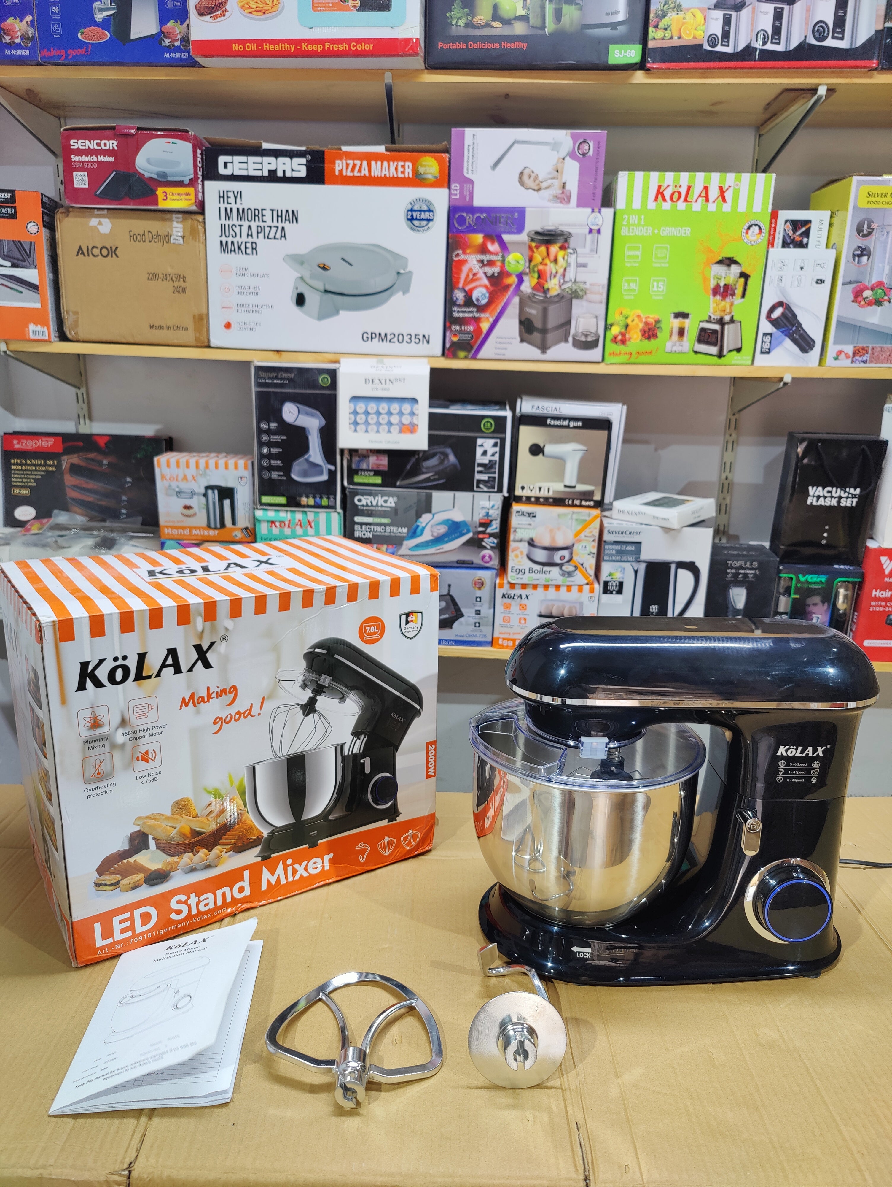 KOLAX Stand Mixer 7.8L
