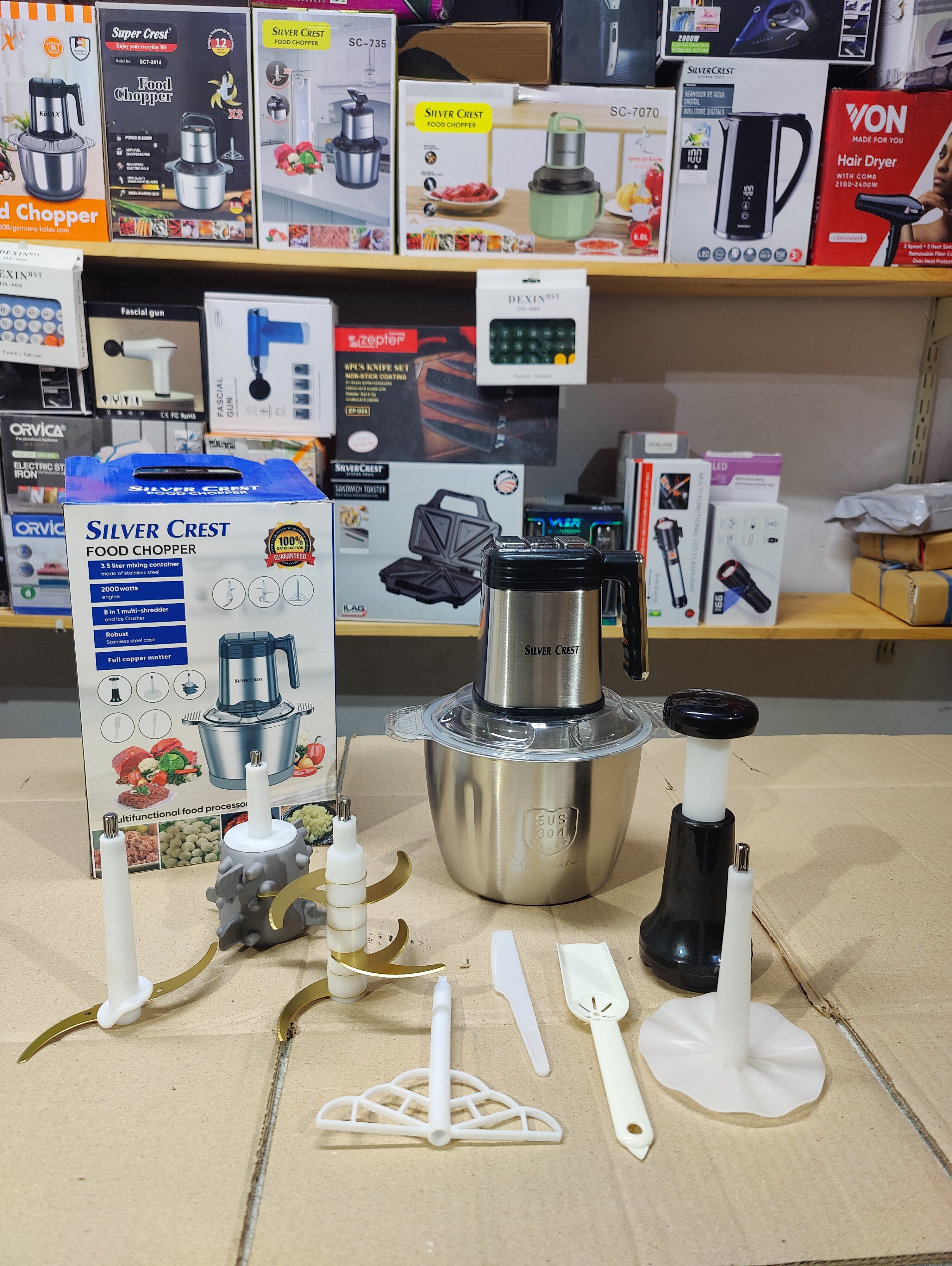 Silver Crest 8 in 1 Food Chopper 3.5L