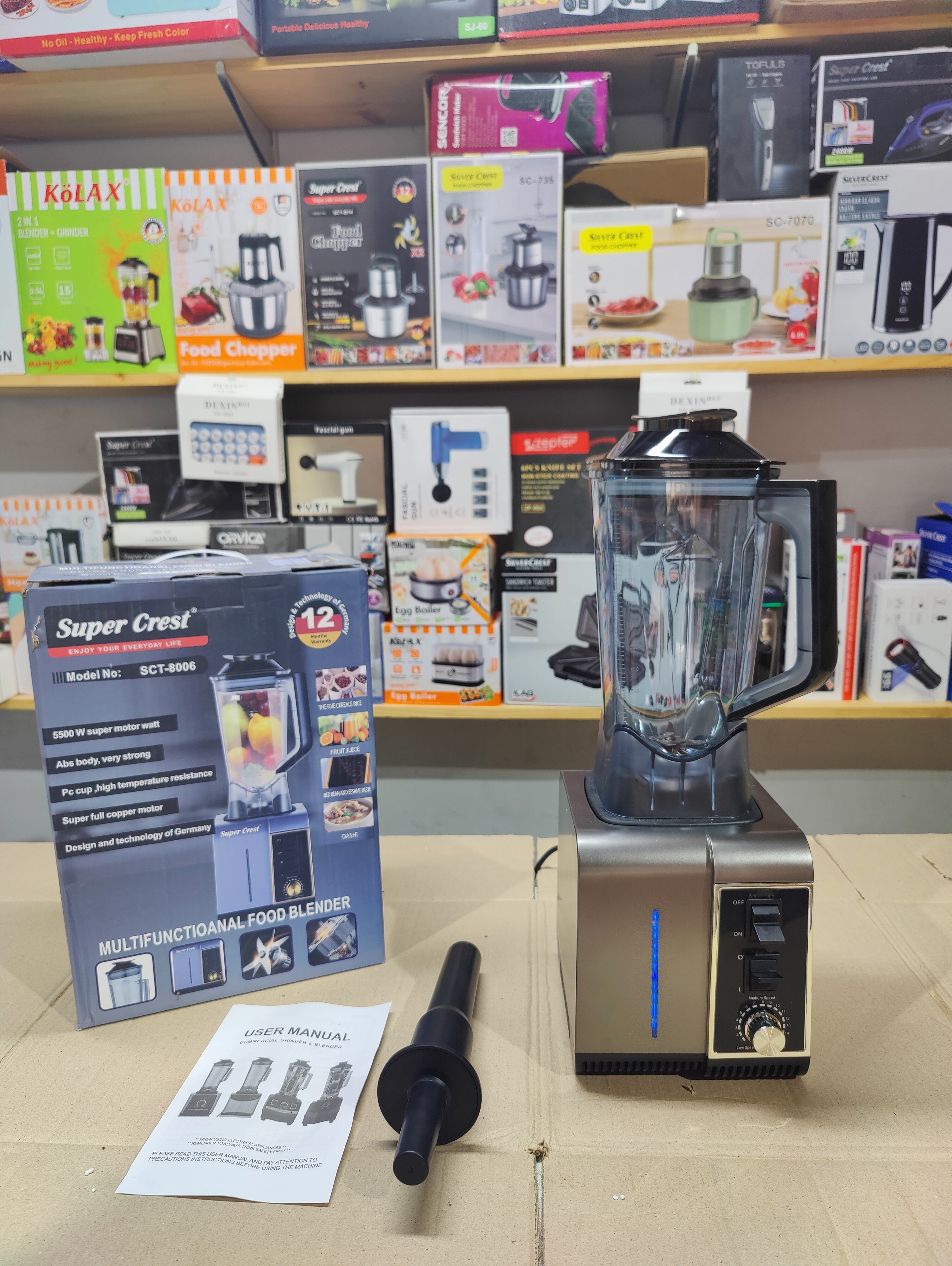 Super Crest Commercial Blender SCT-8006