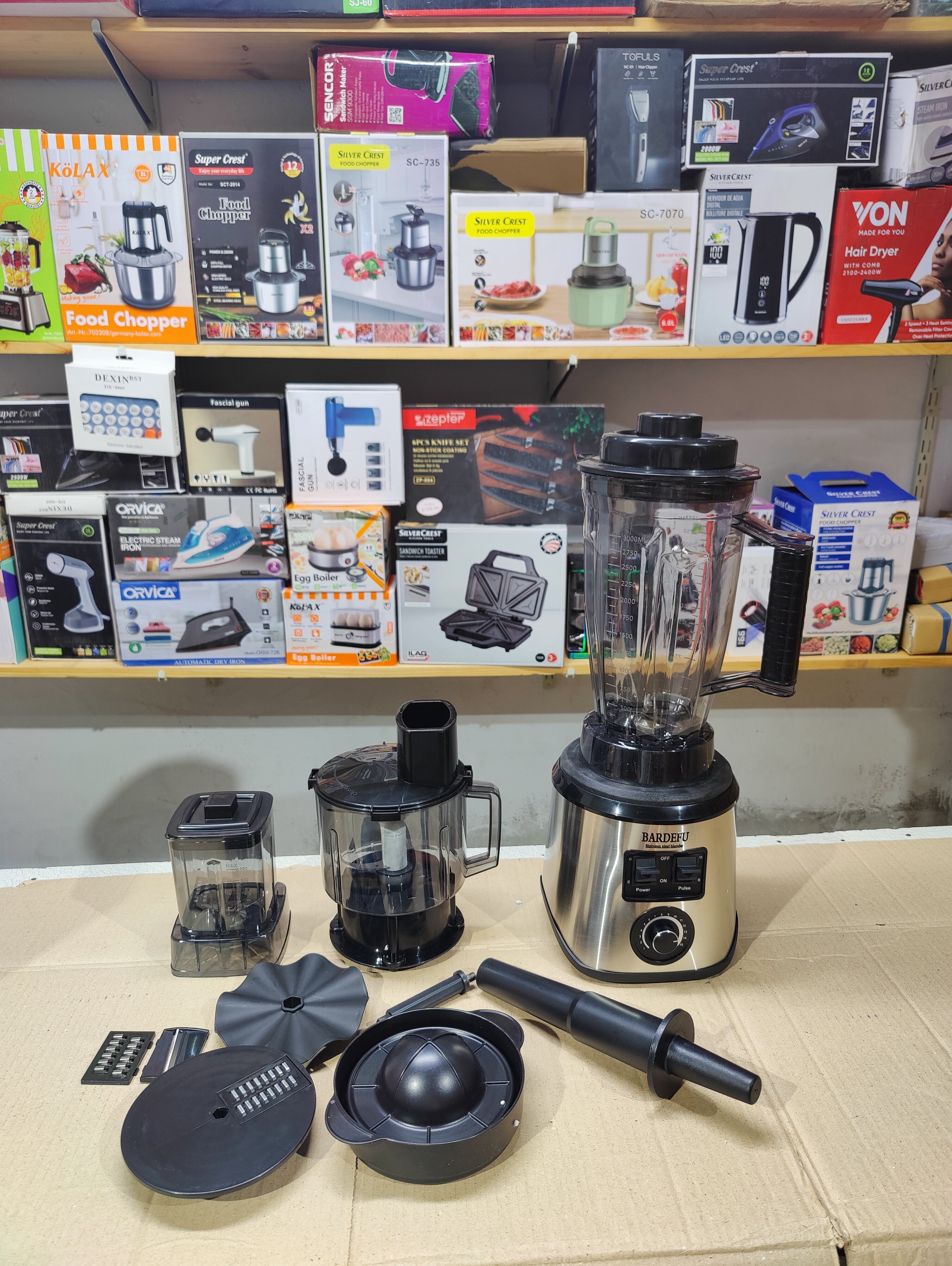 BARDEFU 6 in 1 Multipurpose Blender Set - Model 5052