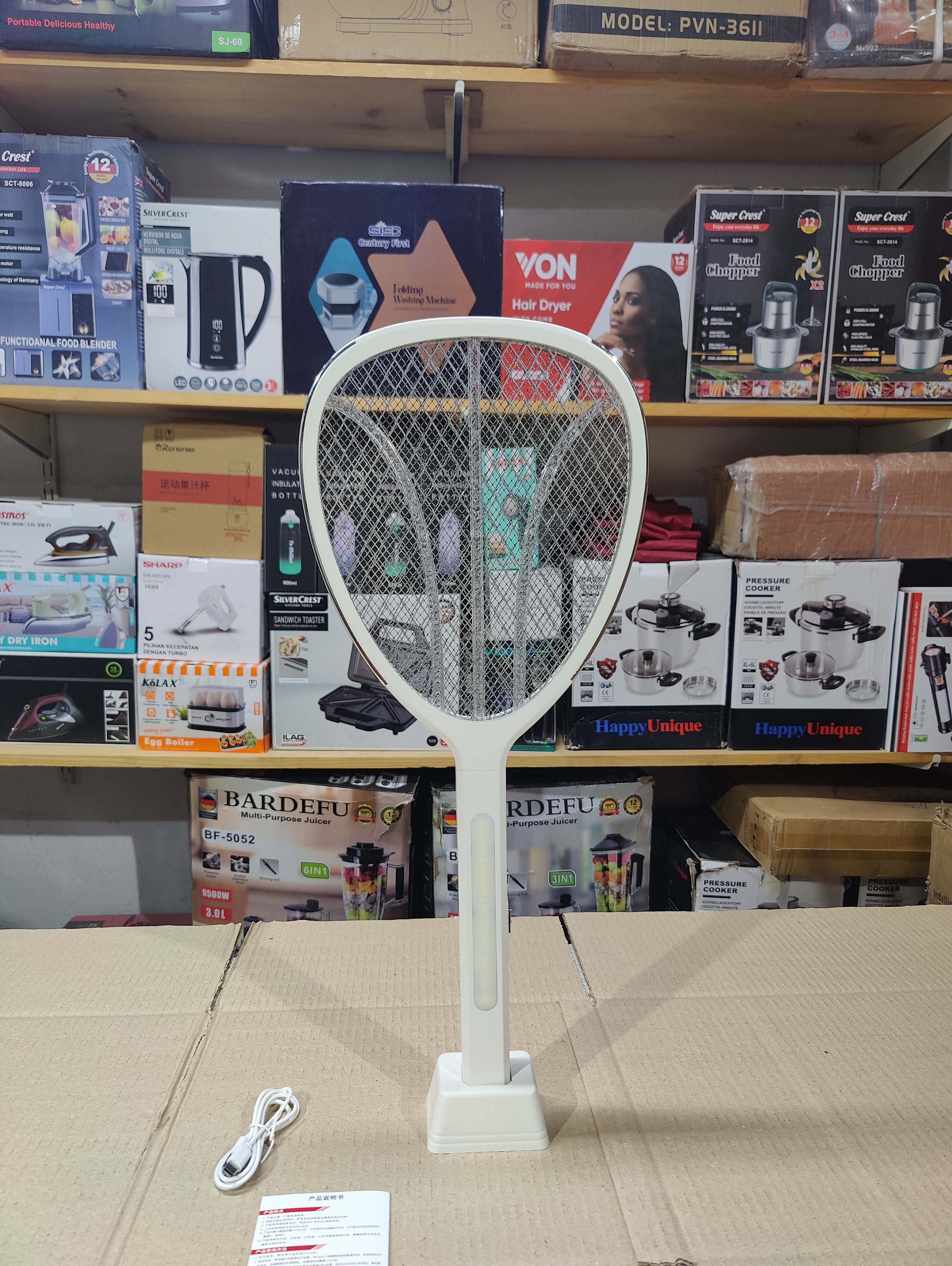 Dual Use Electric Mosquito Swatter