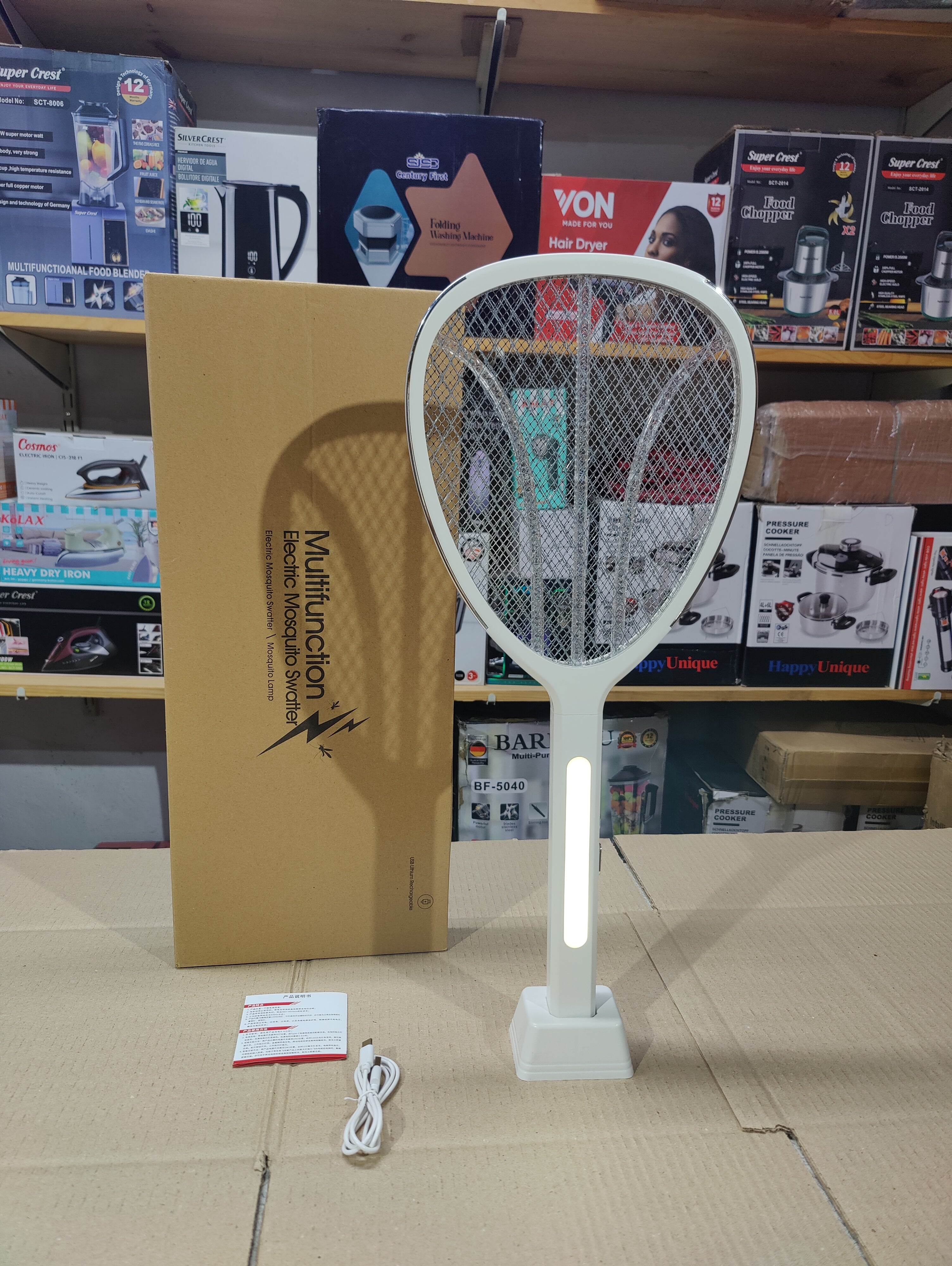 Dual Use Electric Mosquito Swatter