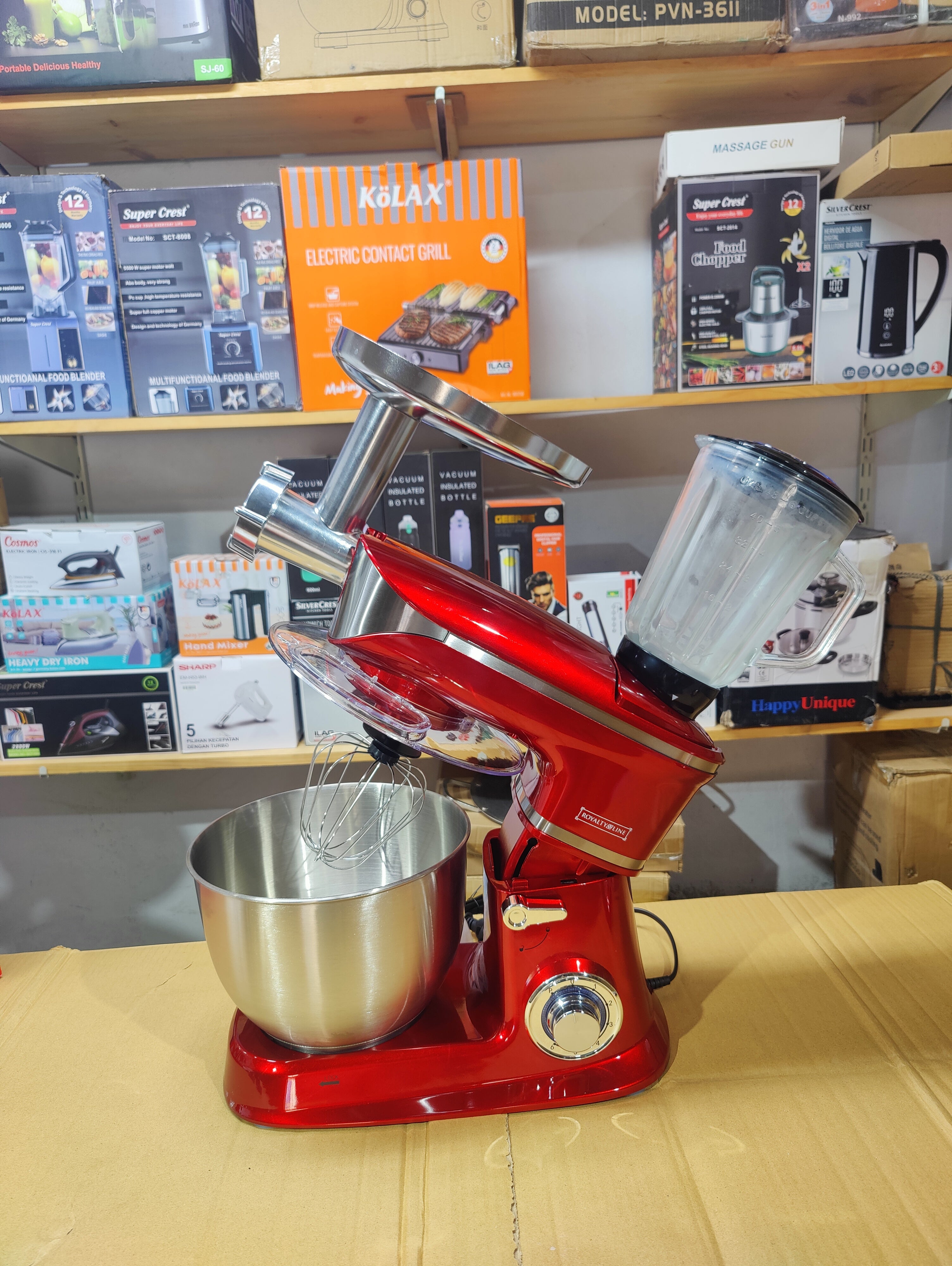 Royalty Line 6.5L 3-in-1 Stand Mixer & Kitchen Machine