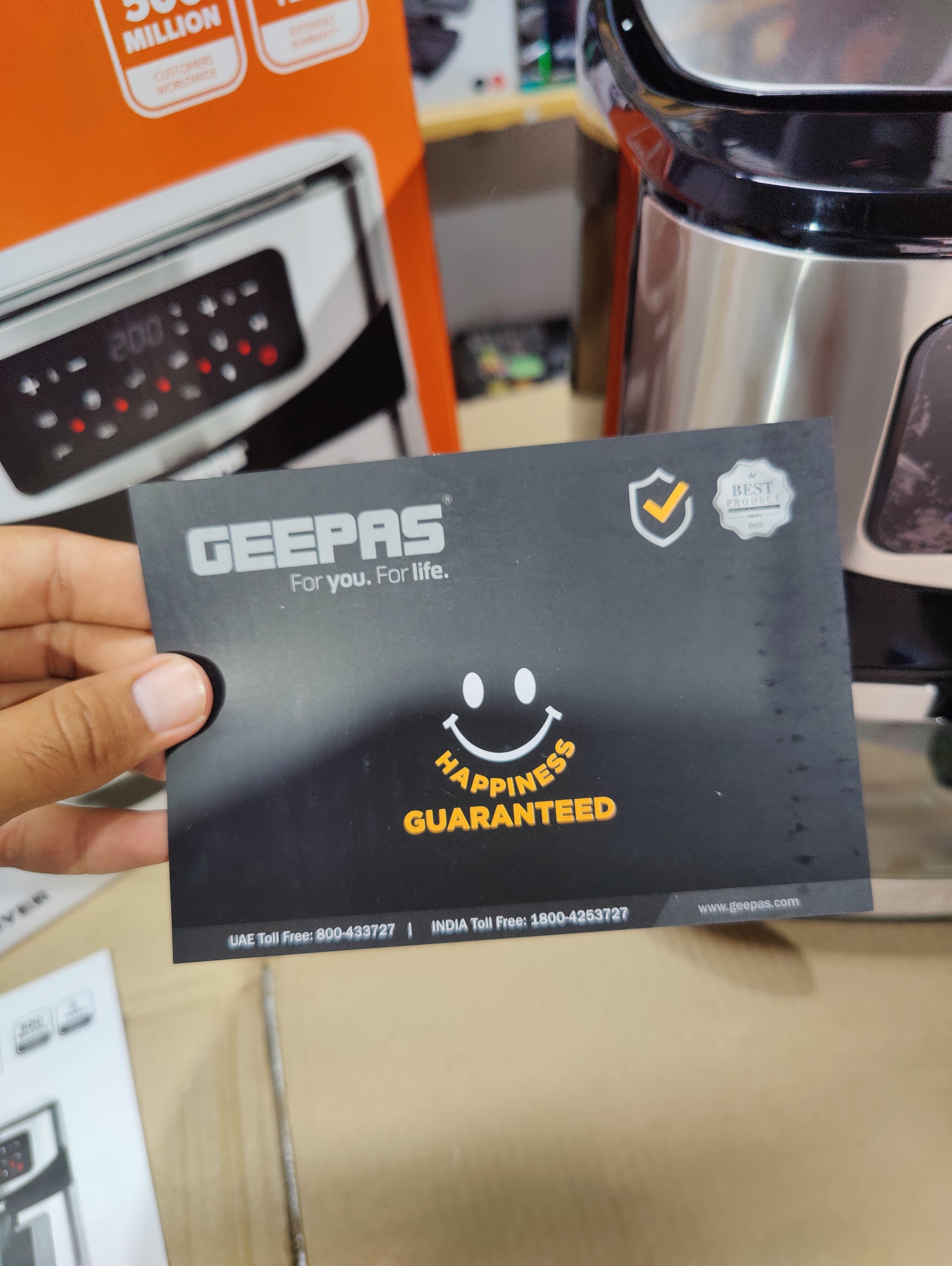 Geepas 9.2L Digital Air Fryer 37524