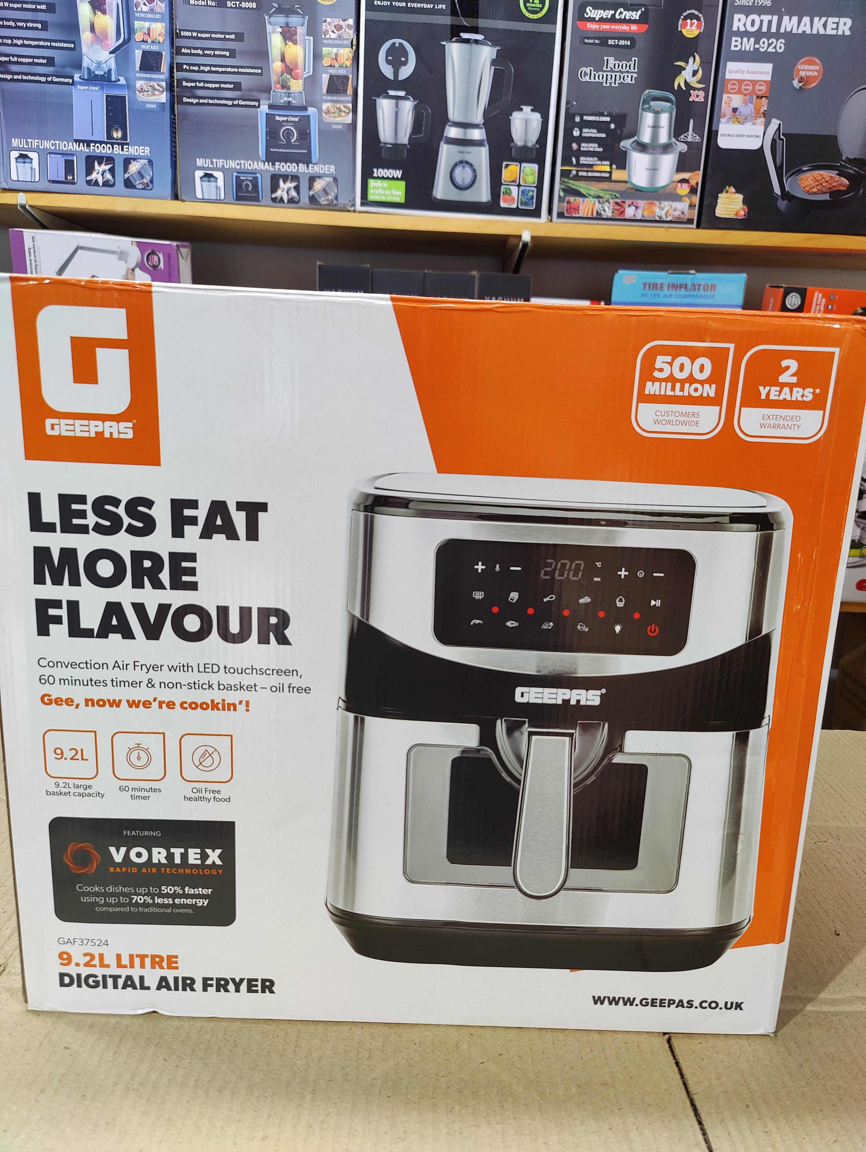 Geepas 9.2L Digital Air Fryer 37524