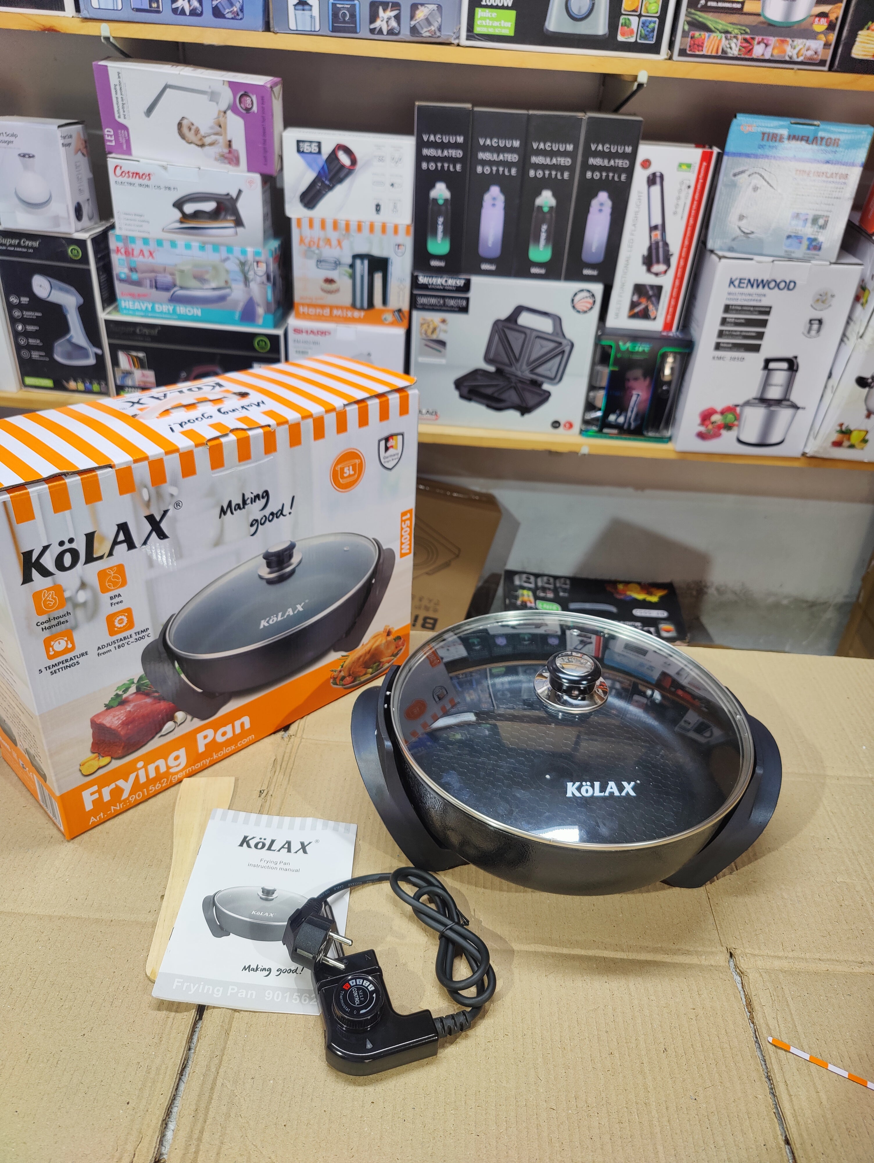 Kolax 5L Electric Frying Pan