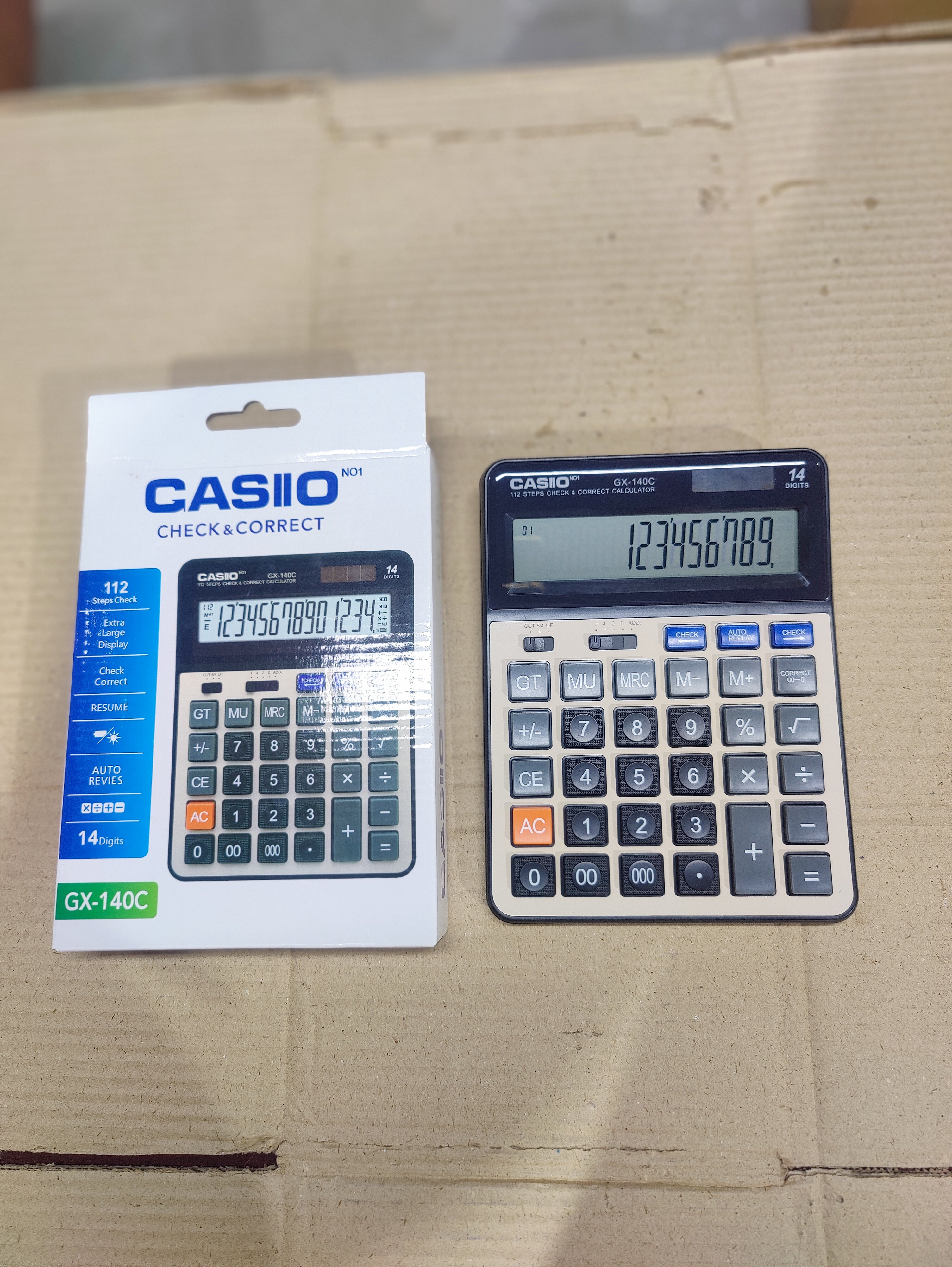 Imported Casio Calculator with Decimal and Rounding Selectors