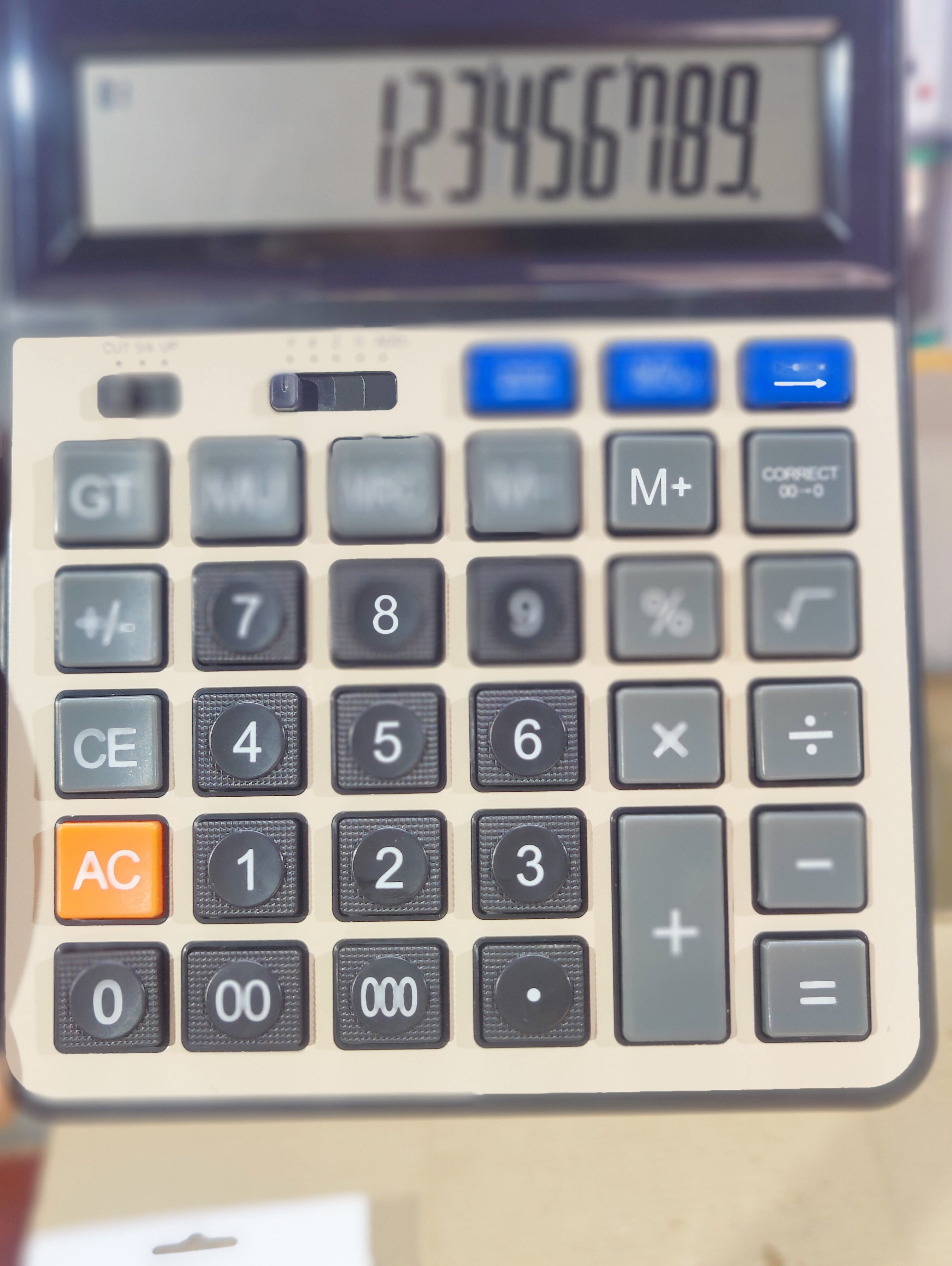 Imported Casio Calculator with Decimal and Rounding Selectors