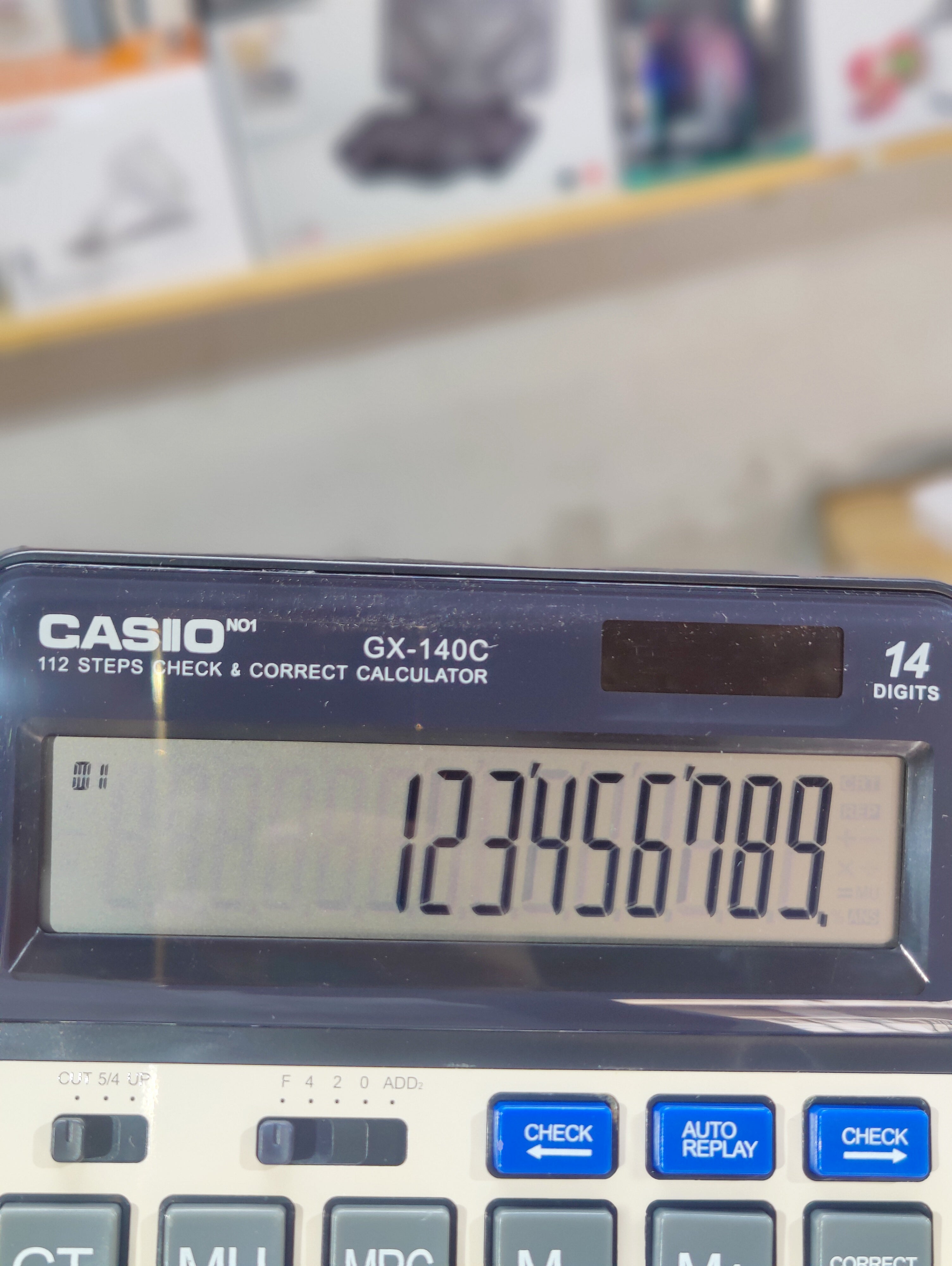 Imported Casio Calculator with Decimal and Rounding Selectors