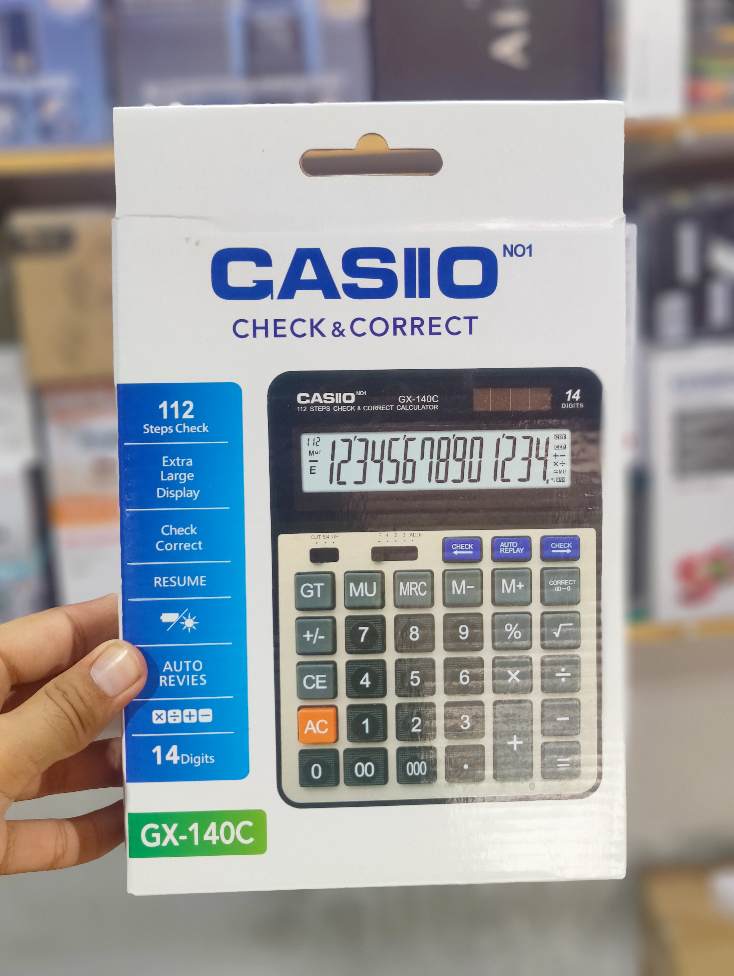 Imported Casio Calculator with Decimal and Rounding Selectors