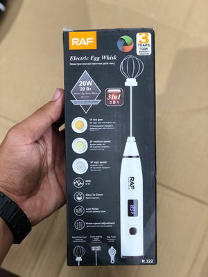 Raf 3 in 1 Milk Coffee Frother & Egg Whisker