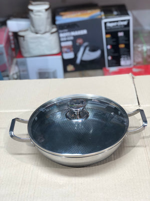 Imported Honey Comb Shallow 3pc Open Cookware Set