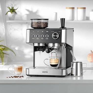 Geepas Espresso and Cappuccino Coffee Machine-1325