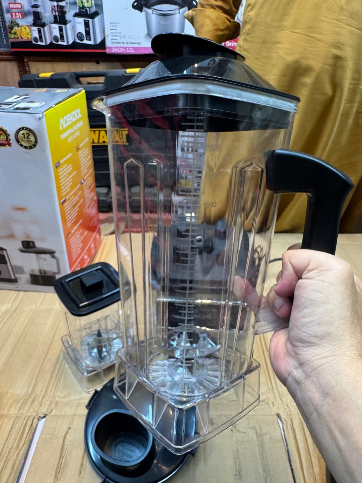 Acekool 3 in 1 Powerful Blender Set ACK-4030B