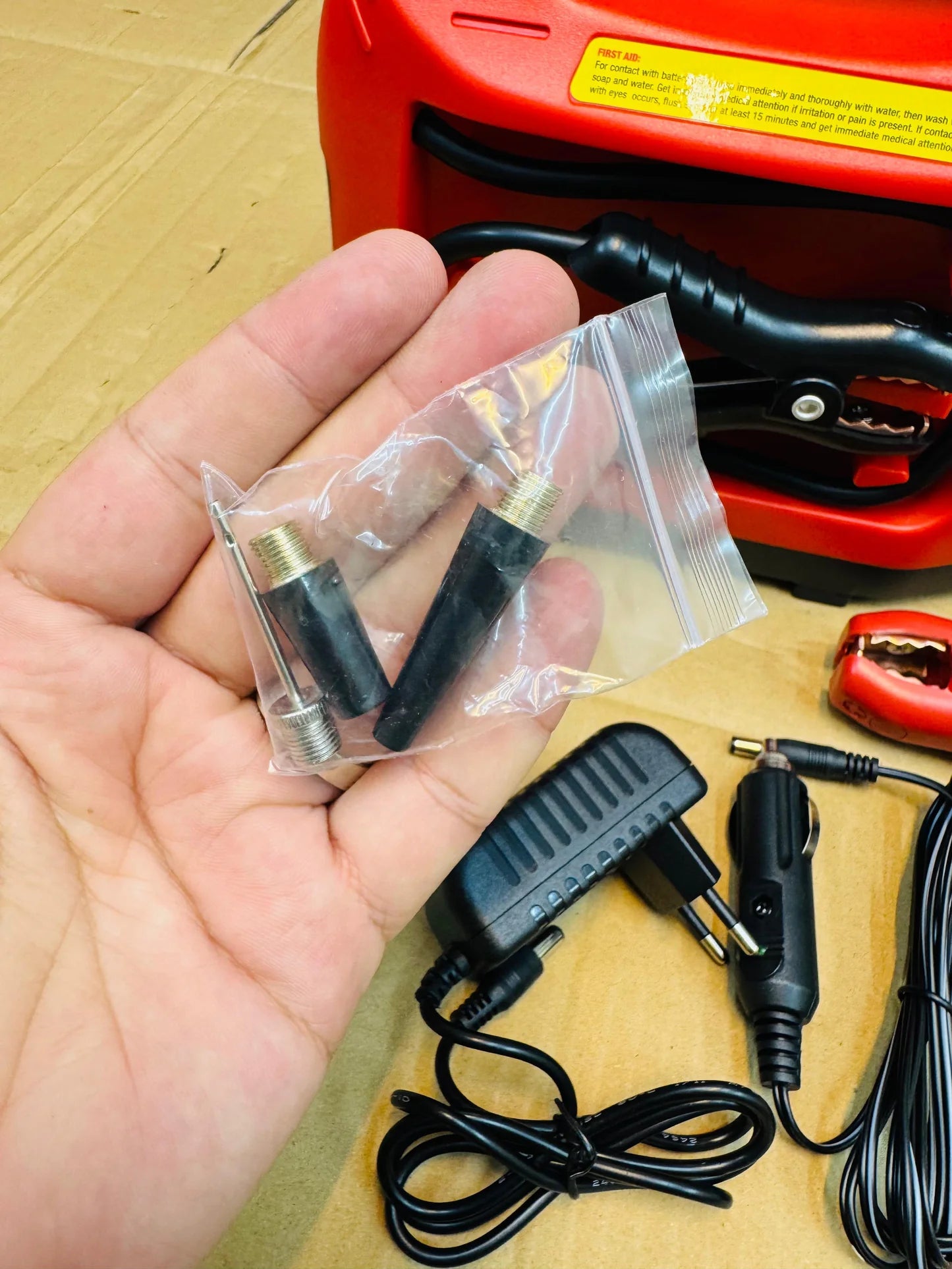 Multifunctional 4 in 1 Jump Starter & Tire Inflator With Power Bank
