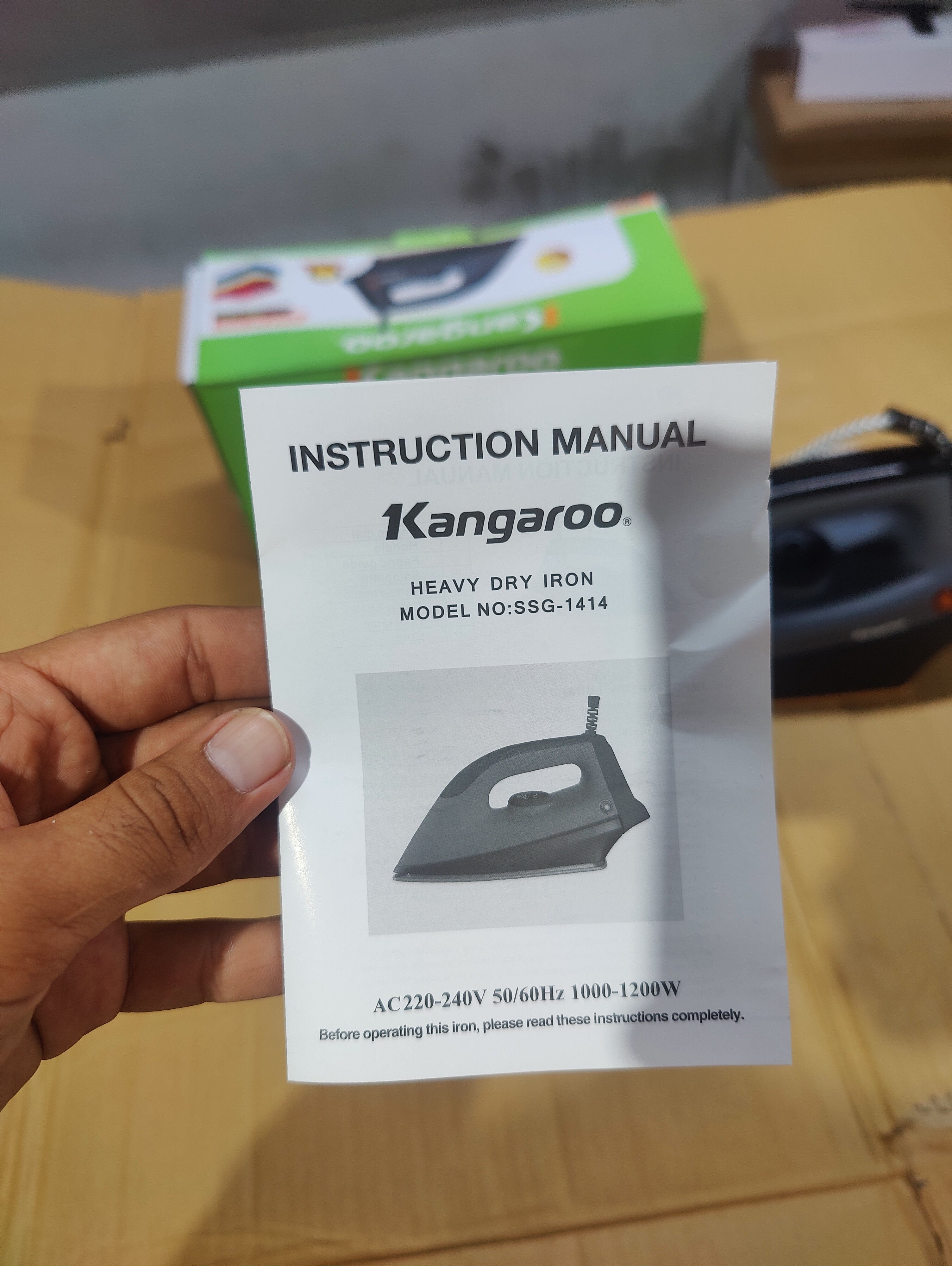 kangaroo Heavy Dry Iron