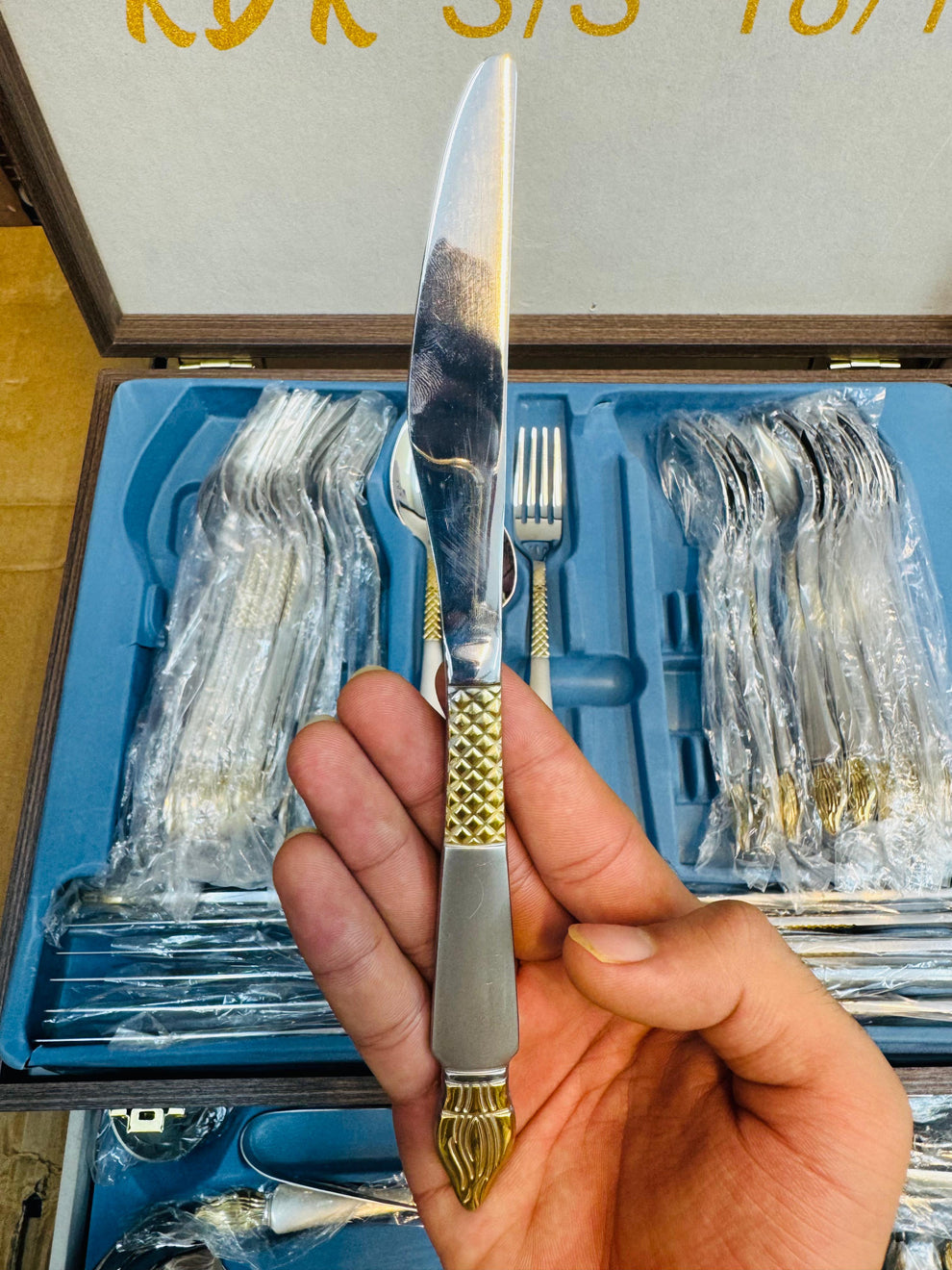KDK 72pcs Luxury Stainless Steel Cutlery Set with Gift Box