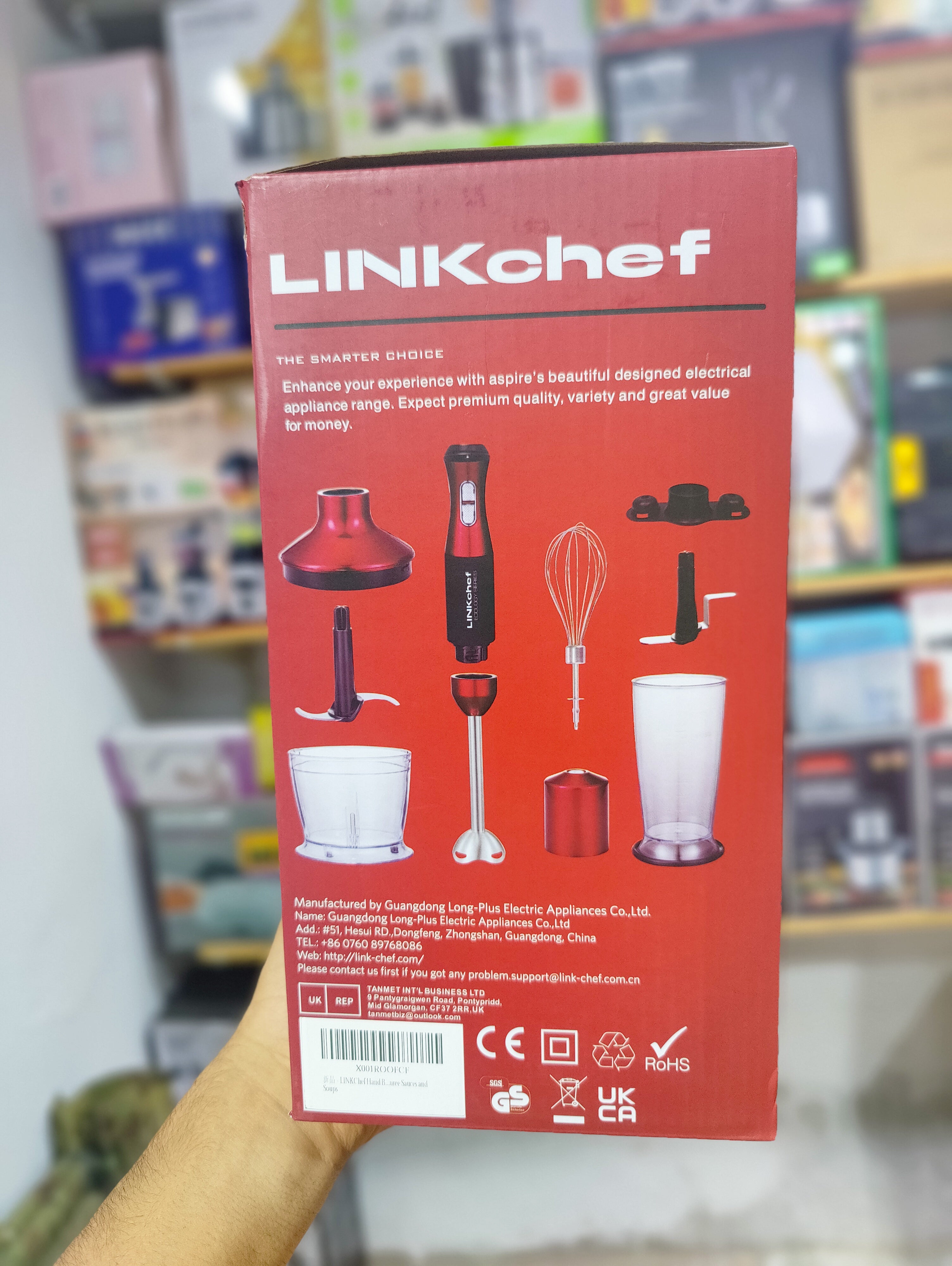 Lot Imported Linkchef 5in 1 Hand Blender Set