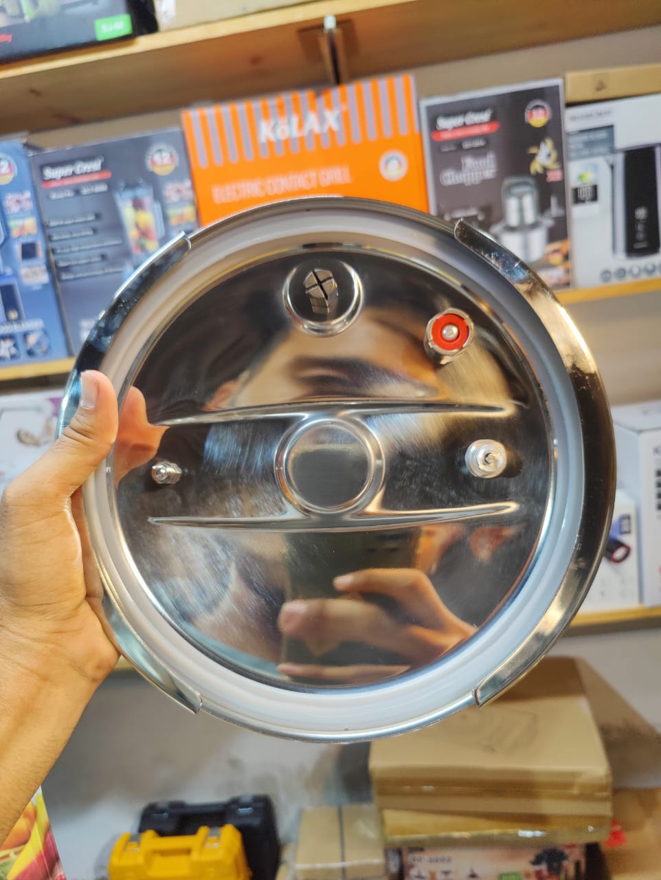 Imported Stainless Steel Automatic Pressure Cooker- 5L + 7L