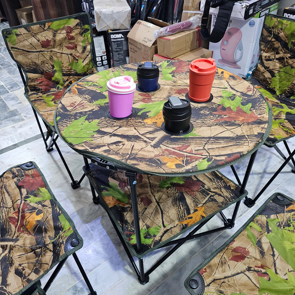 Imported Folding Chair Set with Table