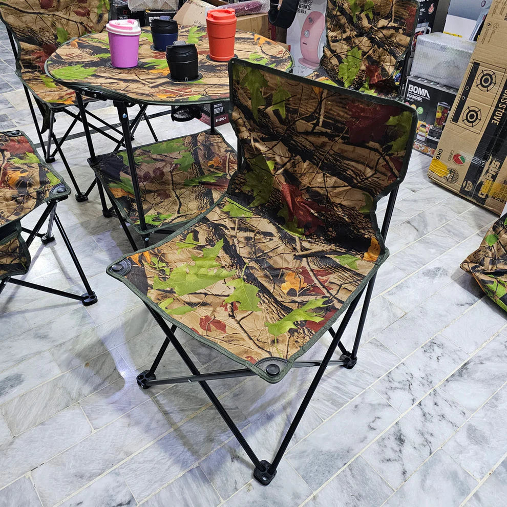 Imported Folding Chair Set with Table
