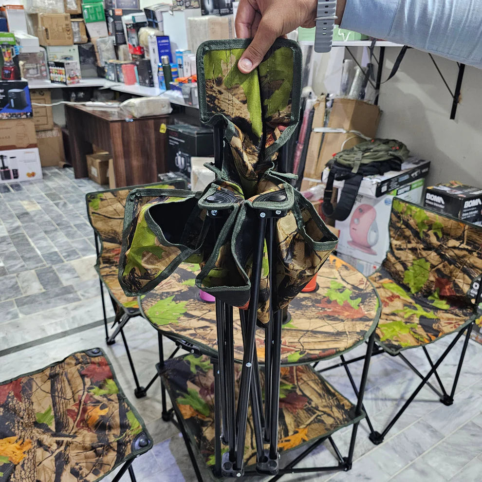 Imported Folding Chair Set with Table