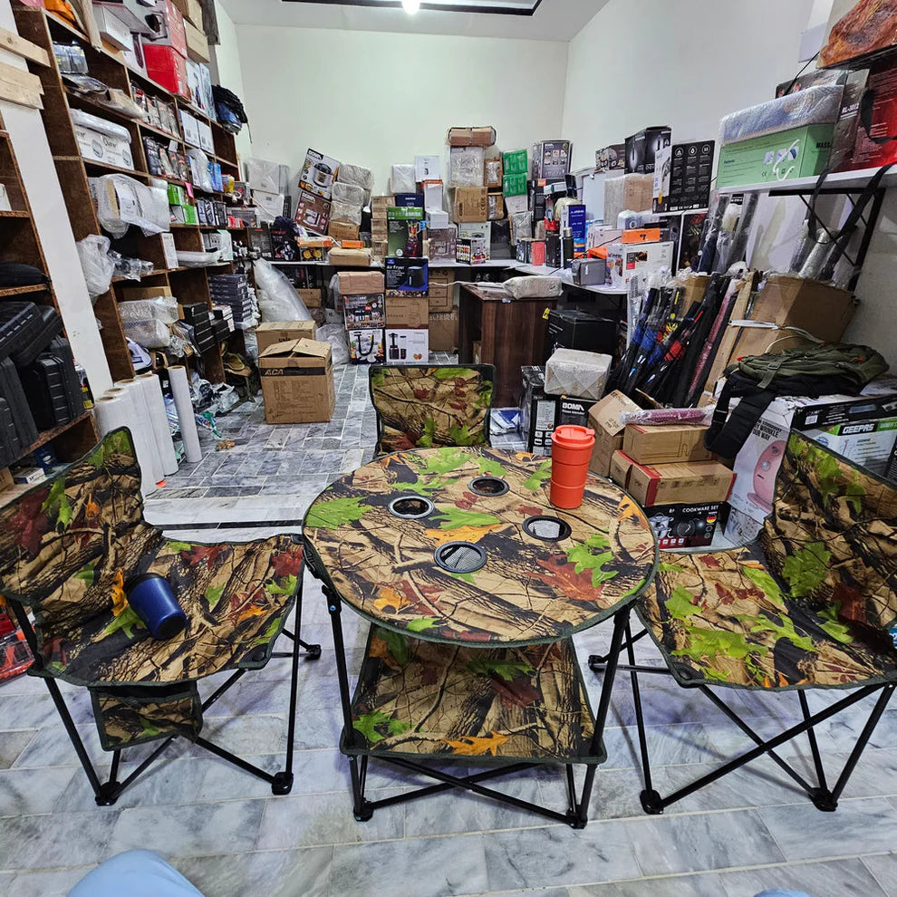 Imported Folding Chair Set with Table