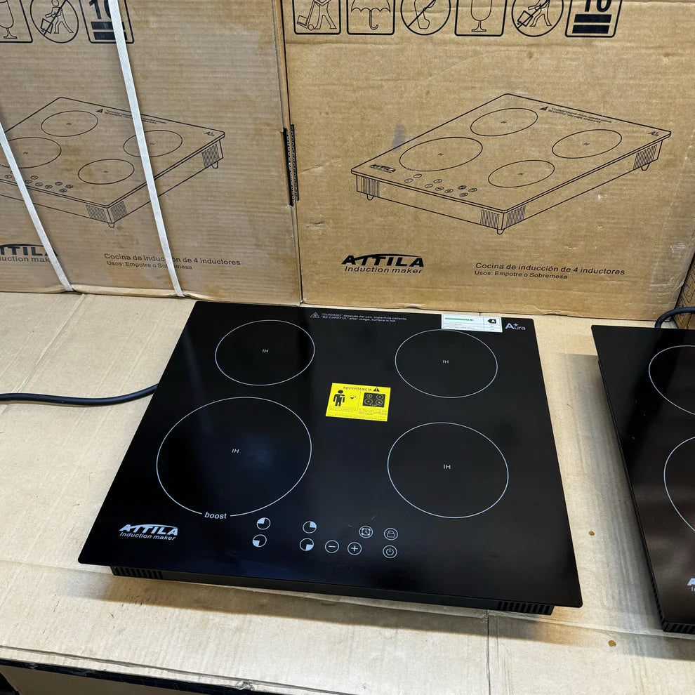 New ATTILA Dual Purpose Induction Stove with 4 Inductors