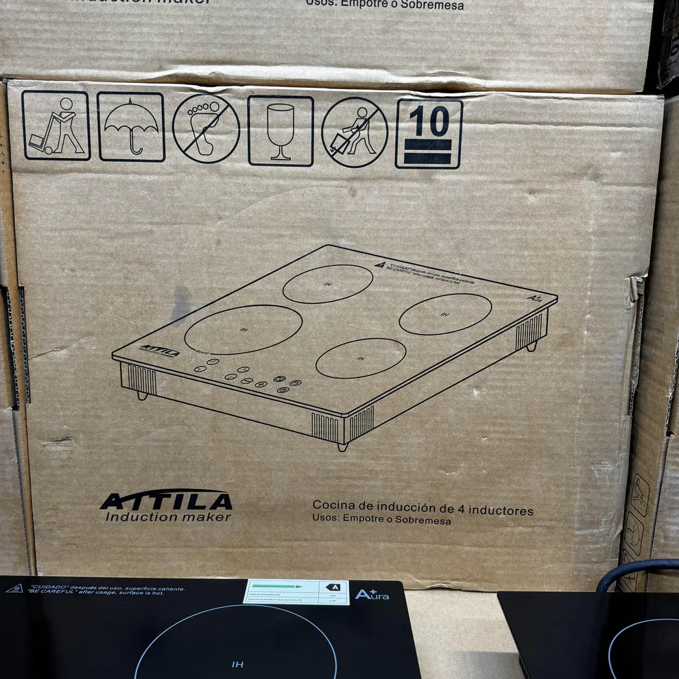 New ATTILA Dual Purpose Induction Stove with 4 Inductors