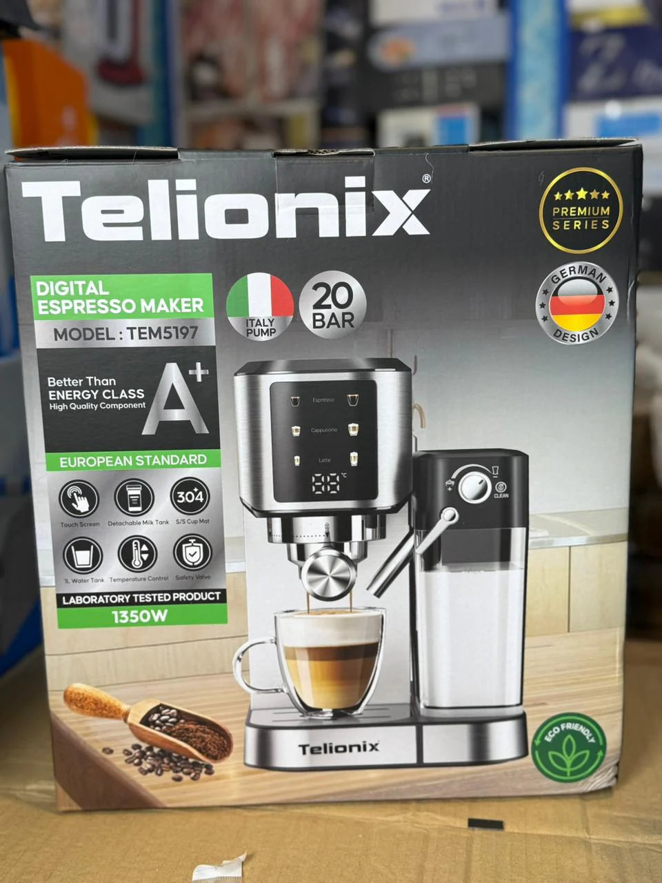 Telionix Digital Espresso Maker TEM5197
