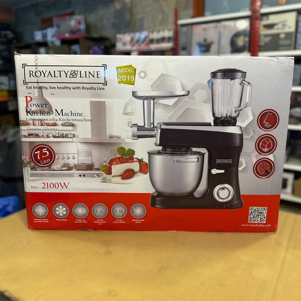 Royalty Line 7.5L 3-in-1 Stand Mixer & Kitchen Machine