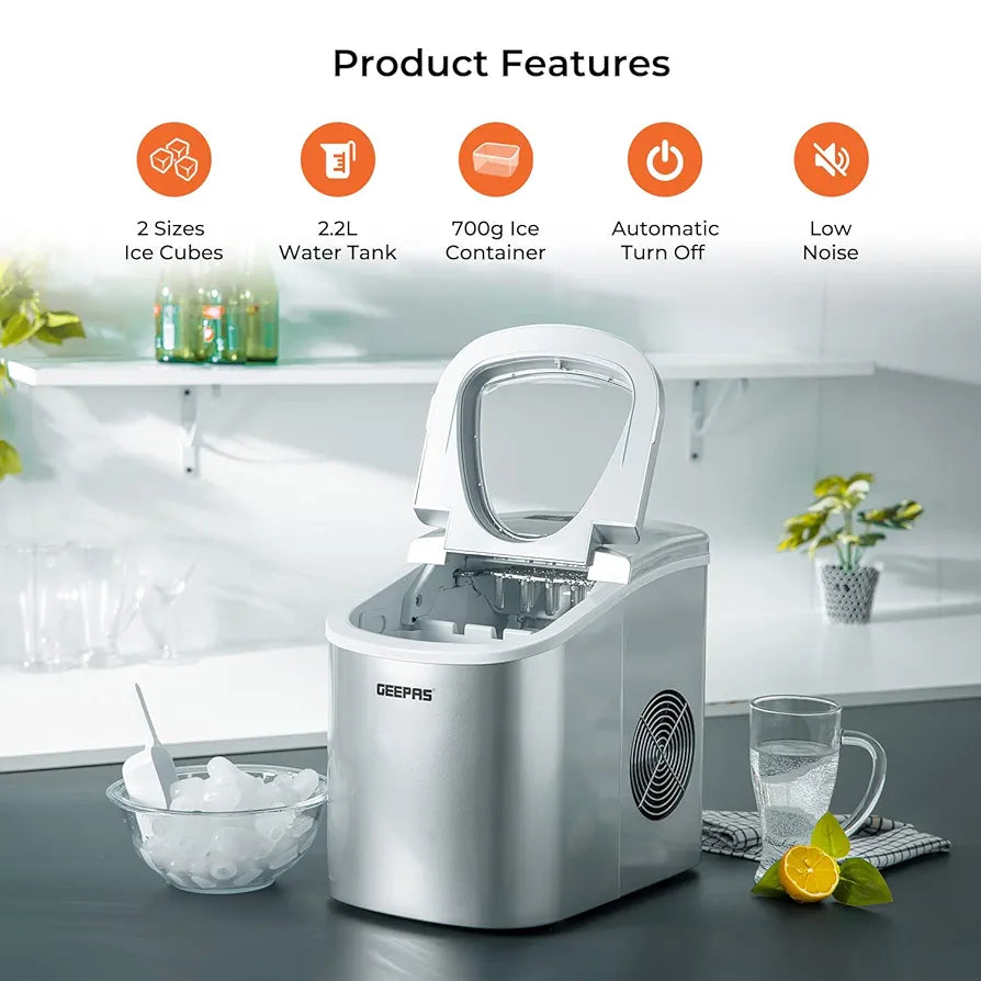 Geepas Portable Automatic Ice Maker 63015