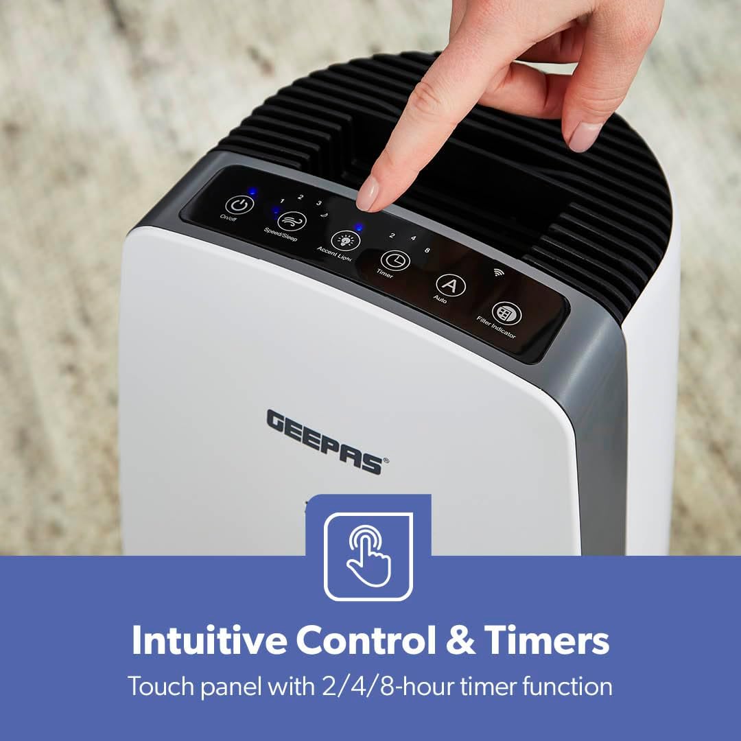 Geepas GAP63073 Digital Air Purifier & Humidifier