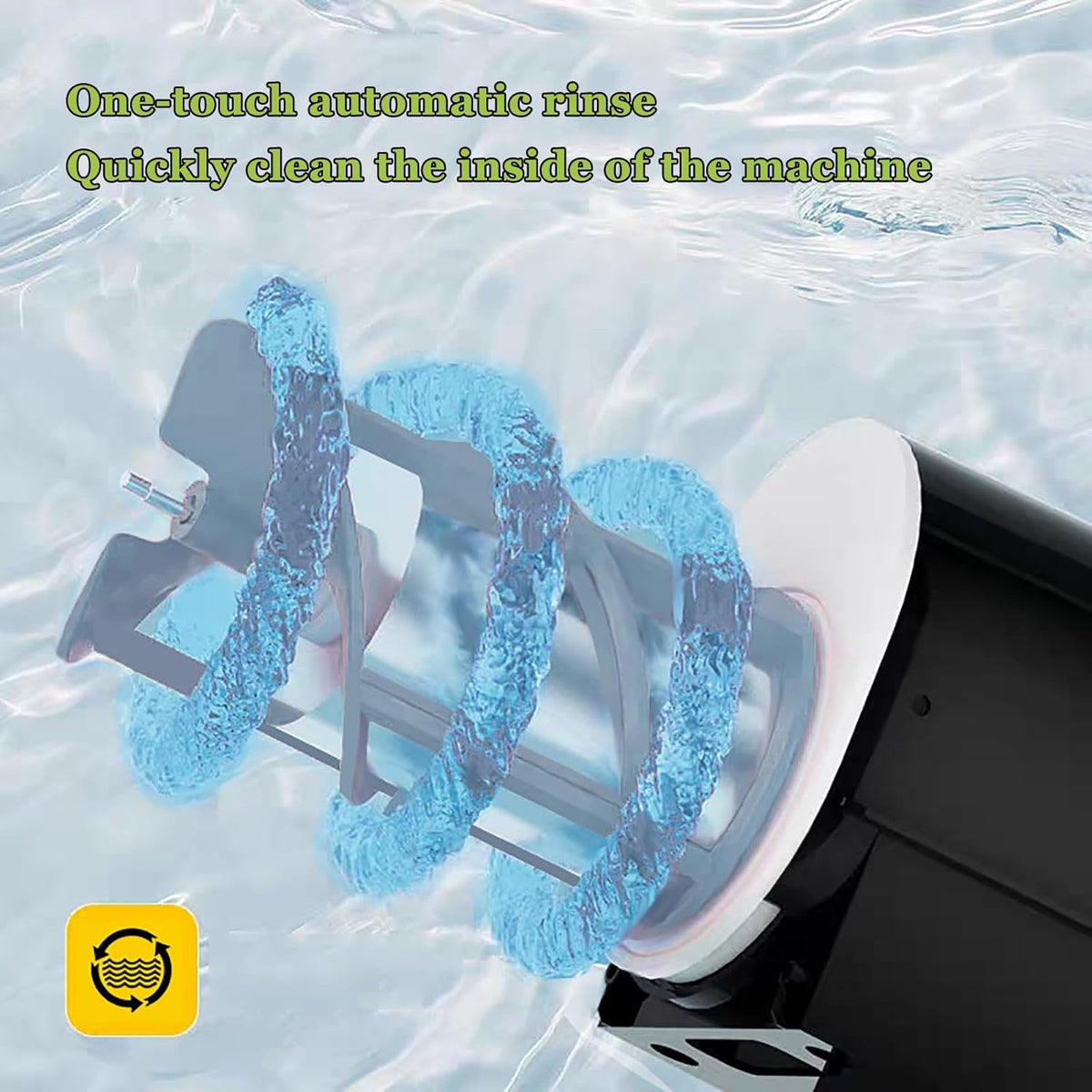 Slushie Machine with Self-Cleaning Function, No Ice Needed, 65 Oz Slushy Machine for Home, 5 Preset Programs Professional Frozen Drink Maker for Frappés, Ice Cream, Milkshakes