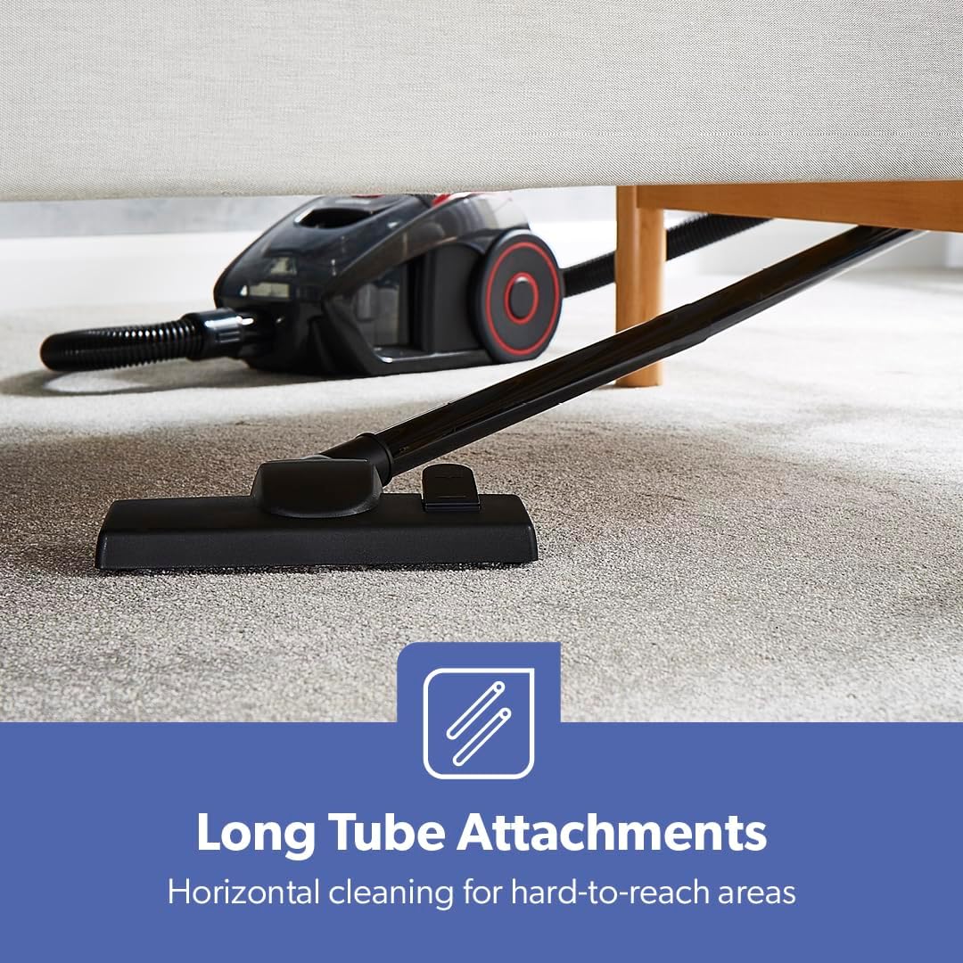 GEEPAS Bagless Cylinder Vacuum Cleaner GVC19035