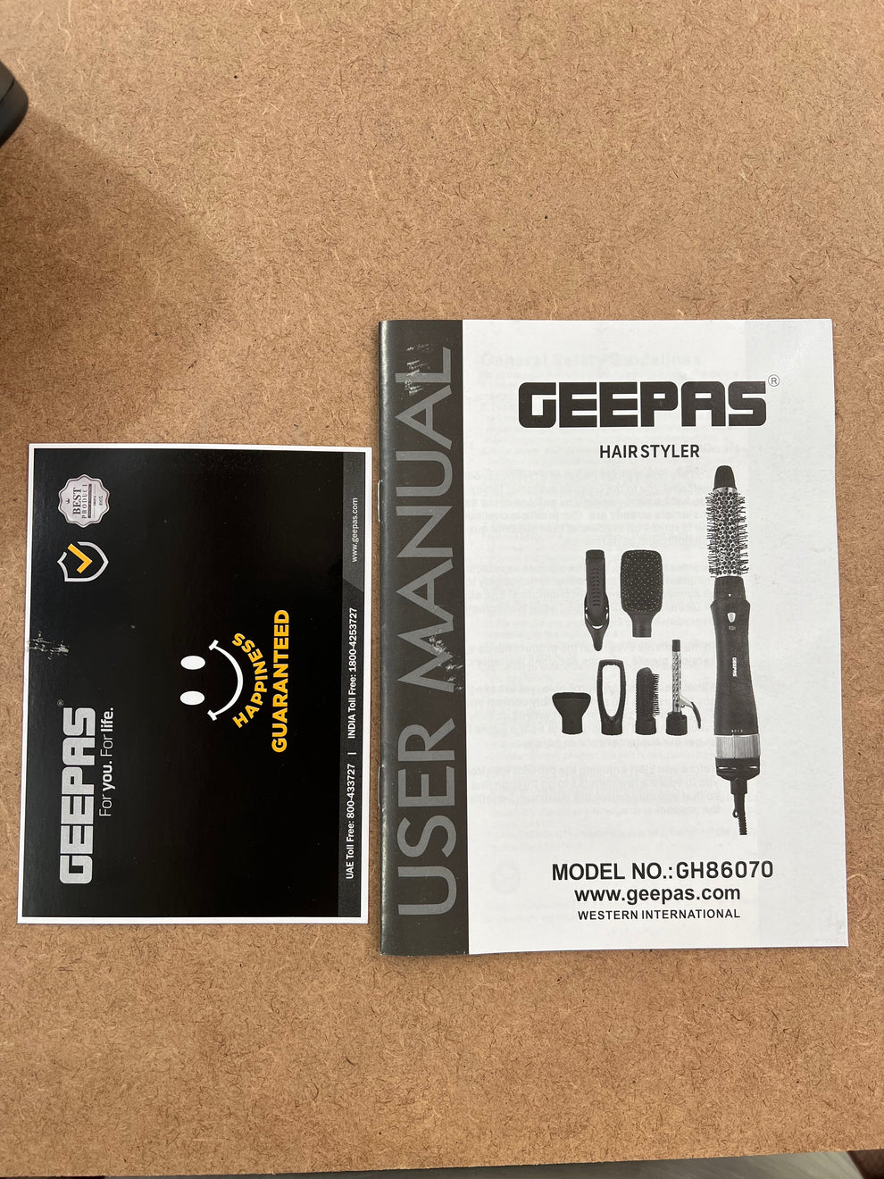 Geepas 8 in 1 hair styler set GH 86070