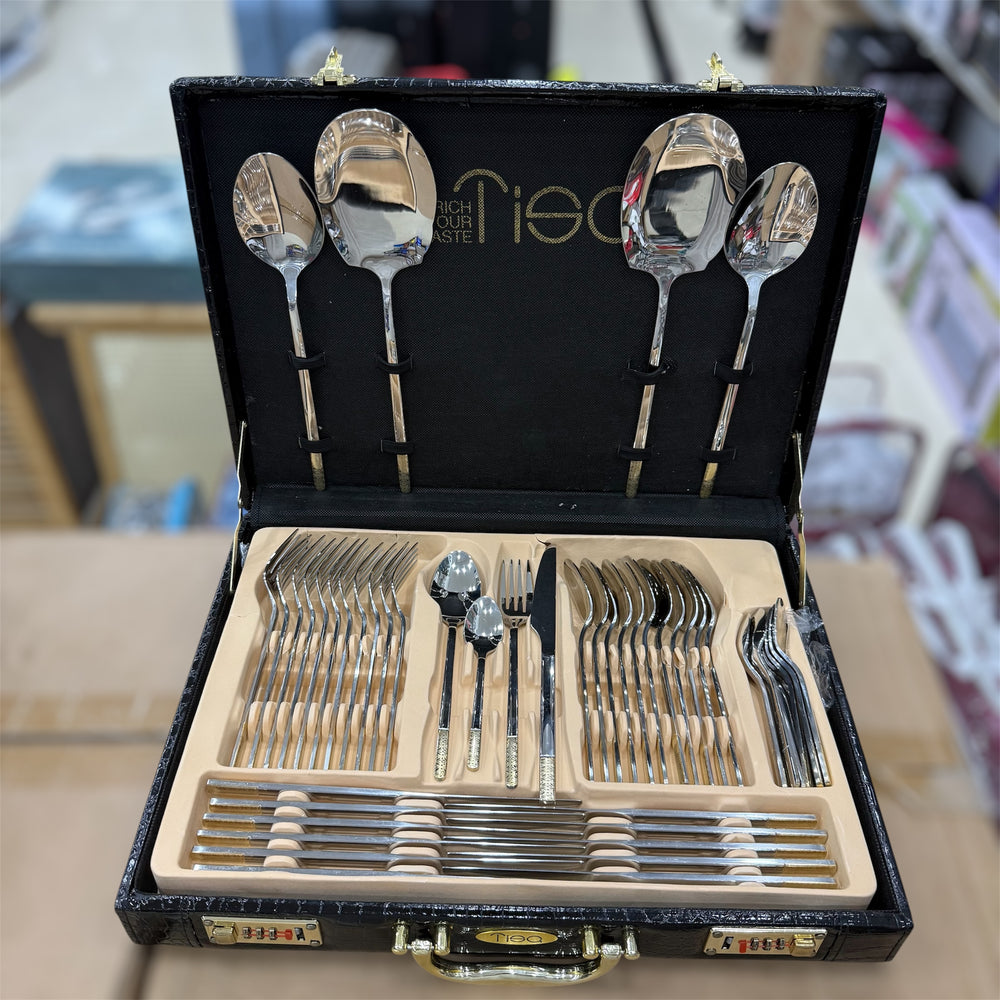 Tisa 53pcs 12 person Cutlery Set