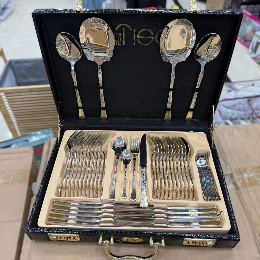 Tisa 53pcs 12 person Cutlery Set