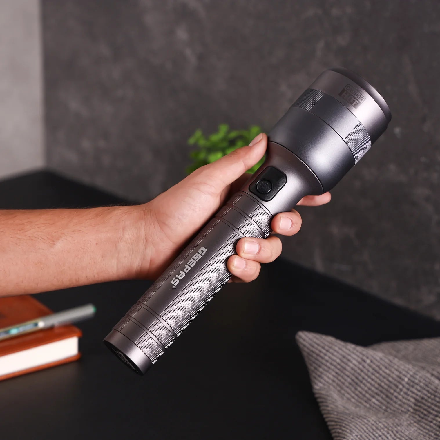 Geepas Digital Zoomable LED Flashlight- GFL51081Z
